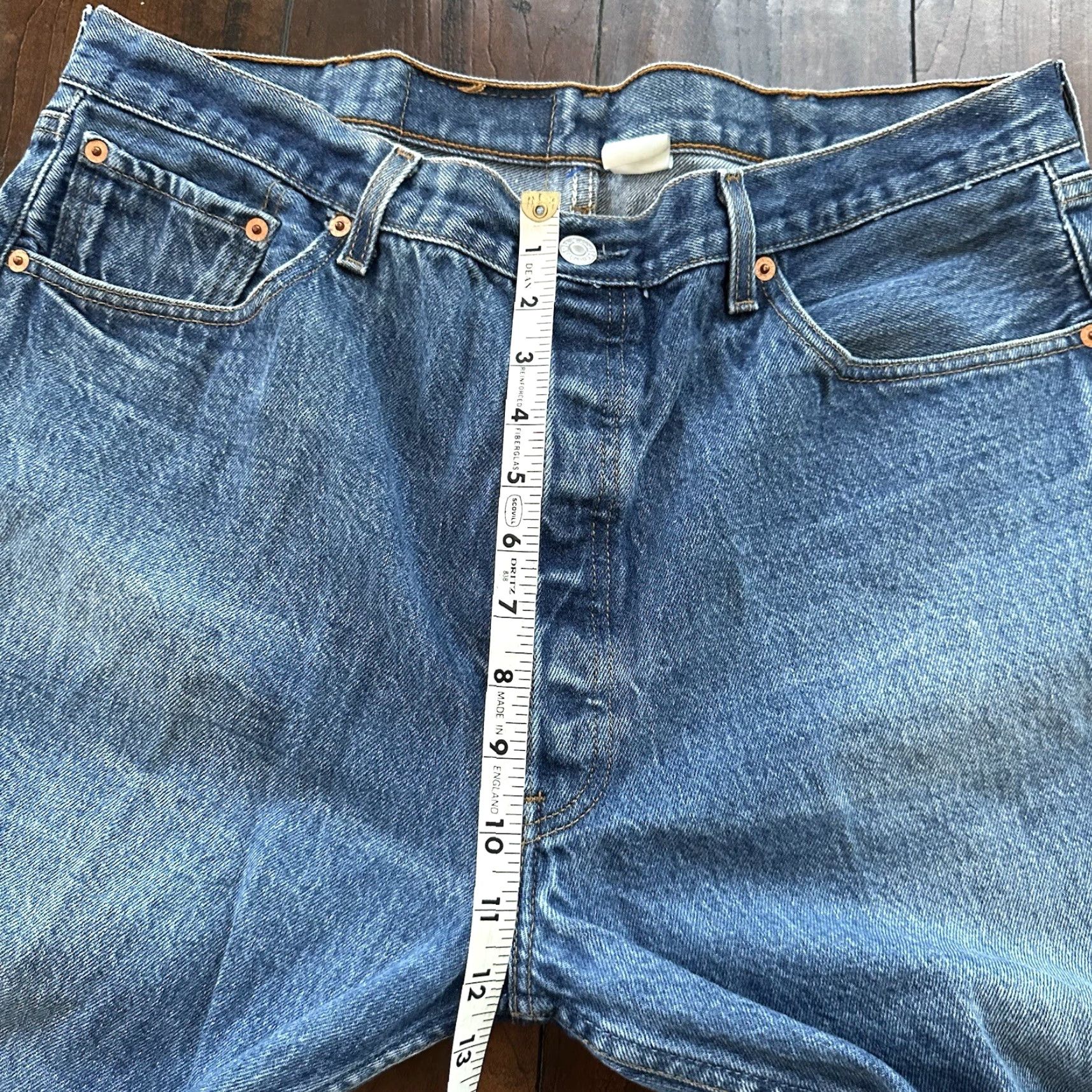 Levi's VINTAGE Levi's 501 XX Jeans Button Fly Light Wash 40x30 Men Regular Blue 90s Straight Denim Mens Size US 40 / EU 56 - 4 Thumbnail