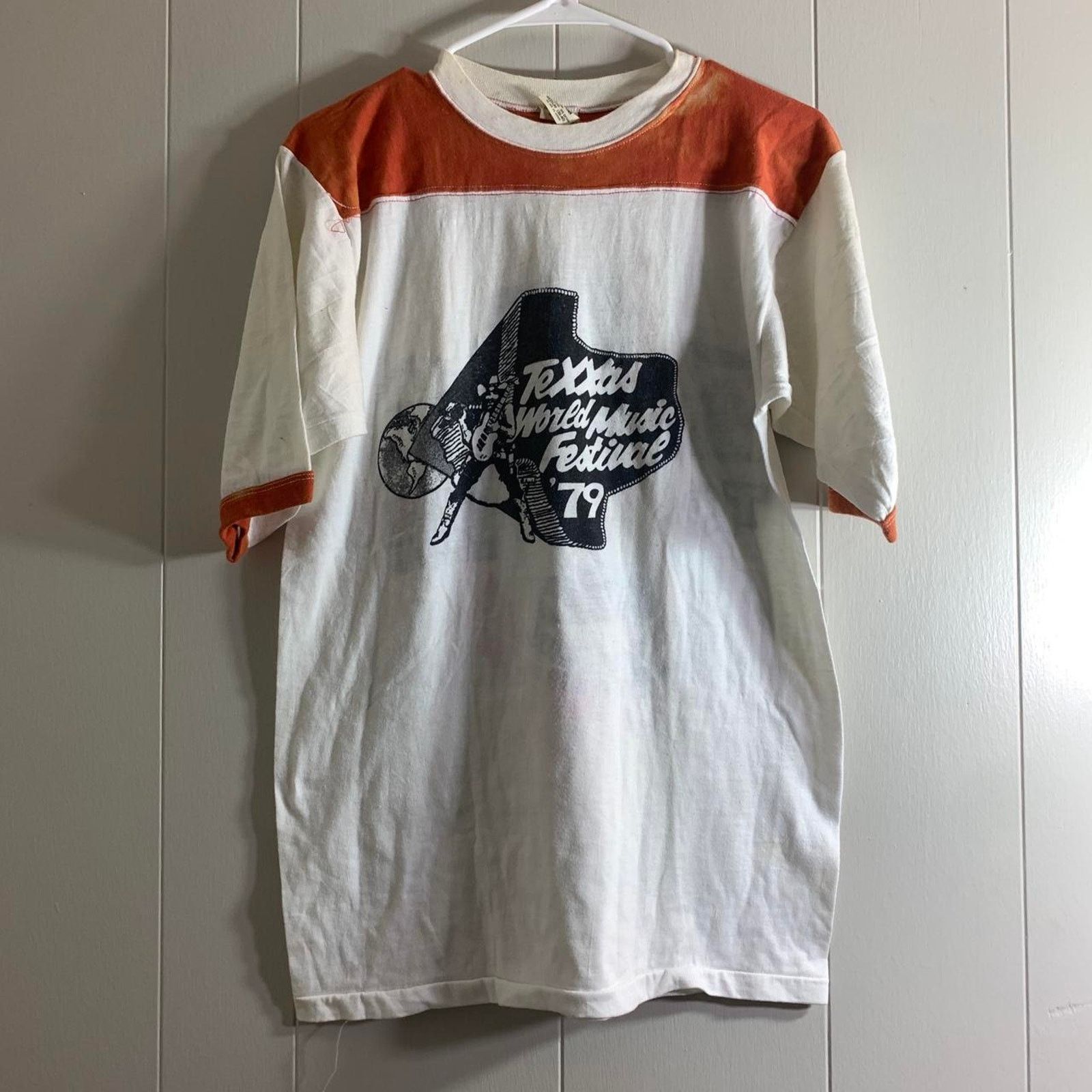 Vintage 1979 BOSTON VAN HALEN SAMMY HAGAR TKO double sided tee shirt Size US M / EU 48-50 / 2 - 2 Thumbnail