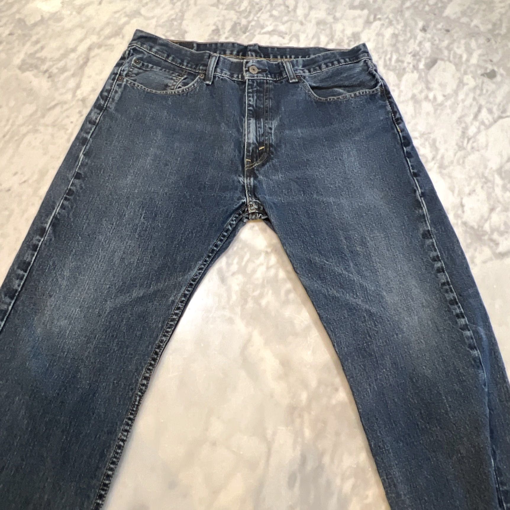 Levi's Levi's 505 Jeans Men Size 36 X 30 Blue Denim Zipper Button Red Tag straight Regular Size US 36 / EU 52 - 4 Thumbnail