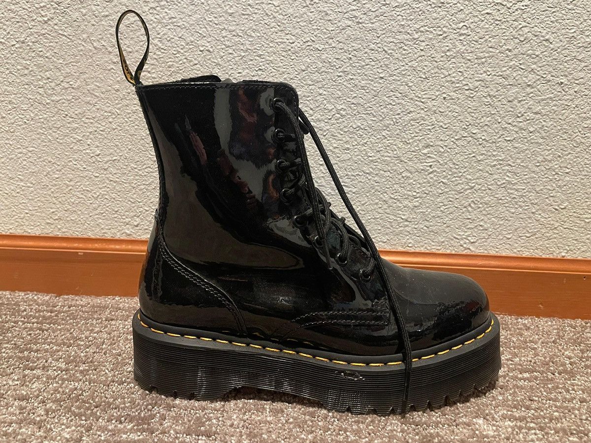 Dr. Martens Doc Marten Glossy Platform Boots Size US 9 / EU 42 - 8 Thumbnail