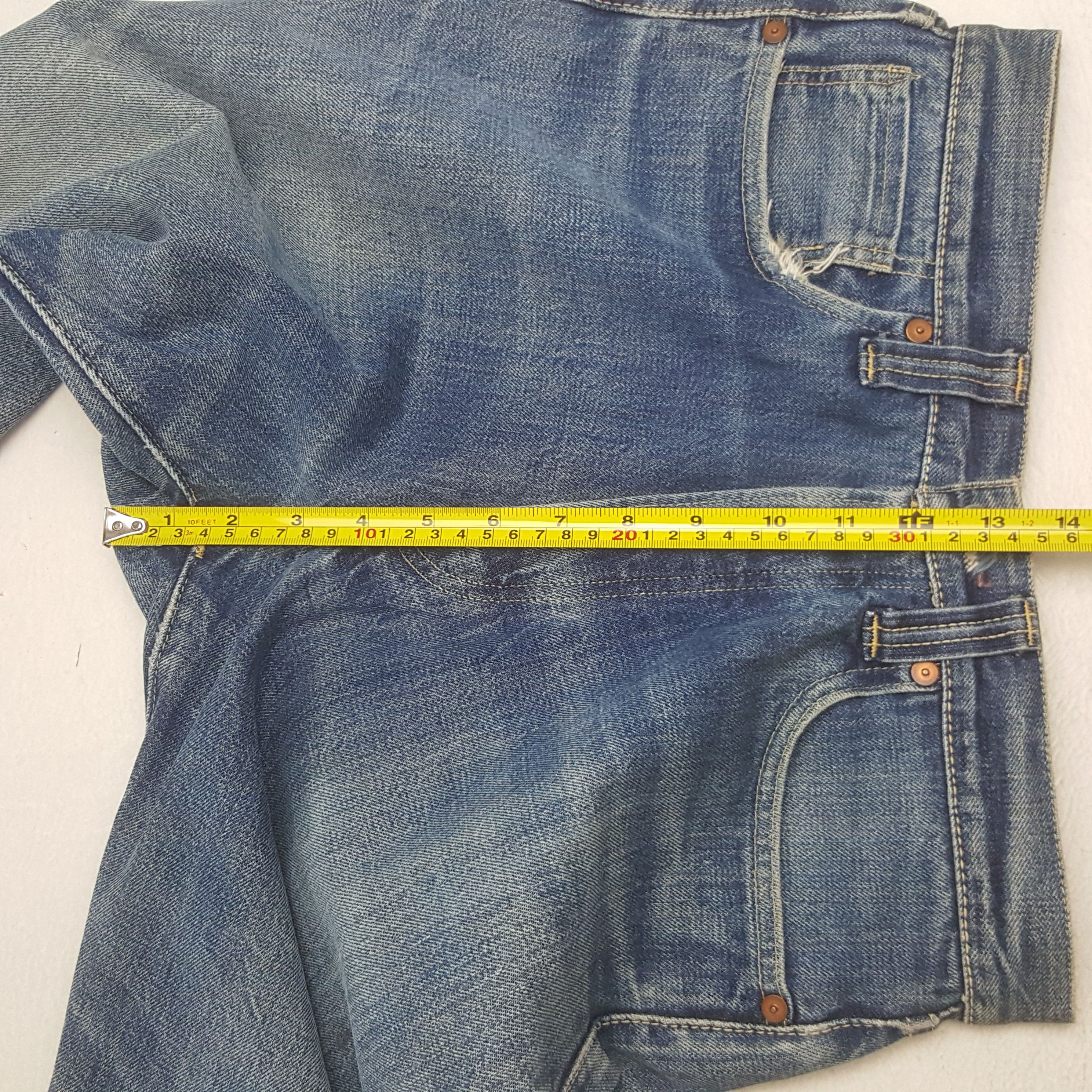 Denime Vintage Denime Selvedge Japanese Denim Jeans RR21 Size US 28 / EU 44 - 10 Thumbnail