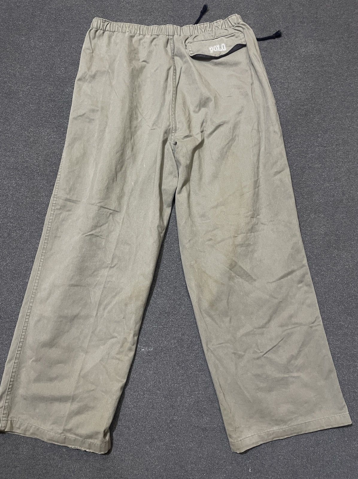 Polo Ralph Lauren Vintage Polo Ralph Lauren Loose Baggy Faded Distressed Pants Size US 30 / EU 46 - 3 Thumbnail