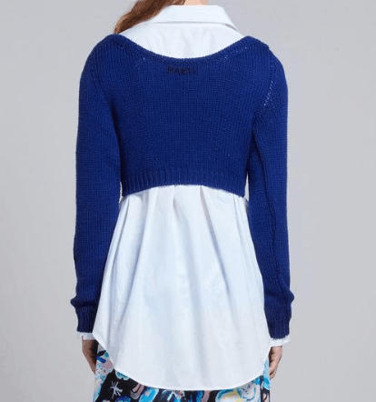 Marni o1srvl11e0624 Crewneck in Blue Size XS / US 0-2 / IT 36-38 - 4 Thumbnail