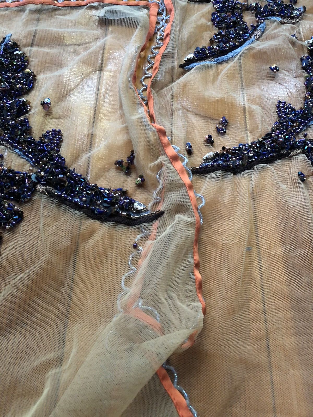 Dries Van Noten Incredible Beaded Crystal Silk Scarf Size ONE SIZE - 17 Thumbnail