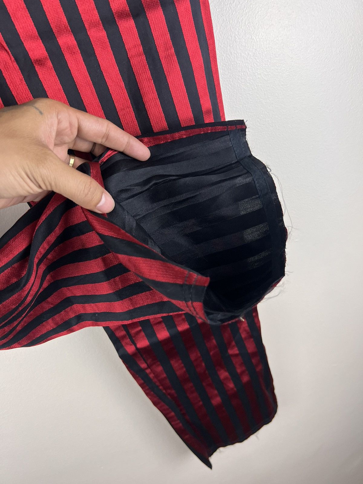 Ann Demeulemeester ANN DEMEULEMEESTER WAINWRIGHT STRIPES TROUSER Size US 36 / EU 52 - 4 Thumbnail