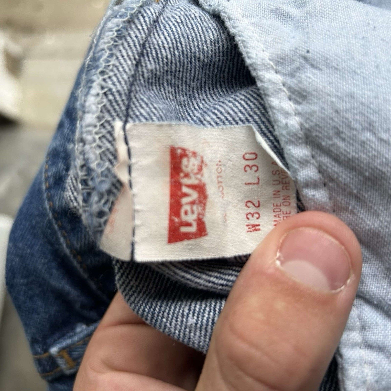 Levi's Vintage 90’s Levi’s 501xx Jeans Men’s 32 X 30 dark Wash West Size US 32 / EU 48 - 7 Thumbnail