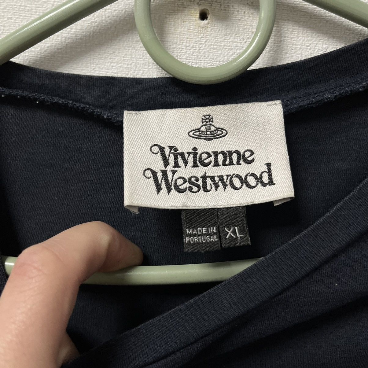 Vivienne Westwood Mens Vivienne Westwood Longsleeve T-shirt basic logo luxury Size US XL / EU 56 / 4 - 12 Thumbnail