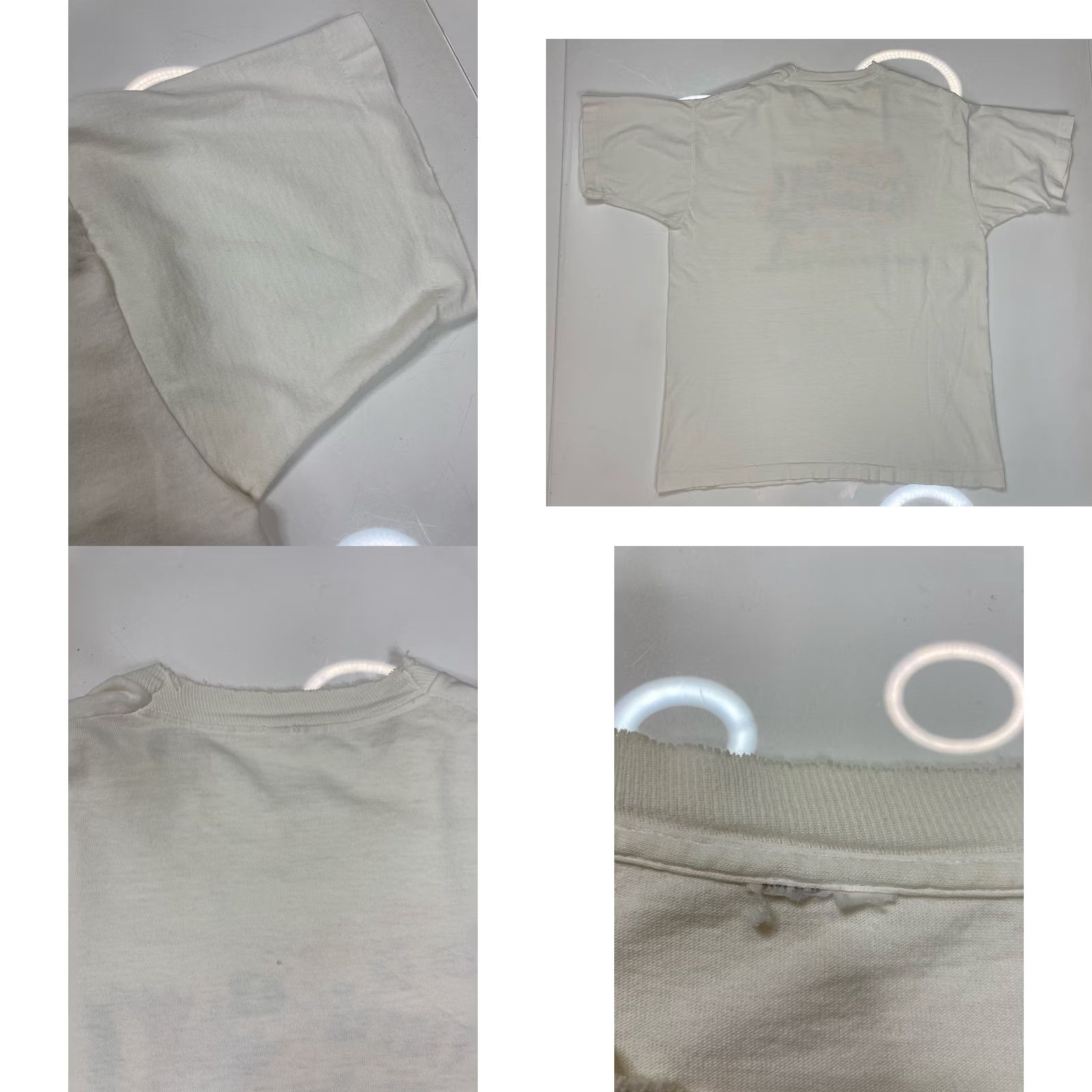 Vintage VINTAGE Jesus T-shirt Men Large 90s Graphic Print Cotton White Crew Neck Short Sleeve Logo Size US L / EU 52-54 / 3 - 8 Thumbnail