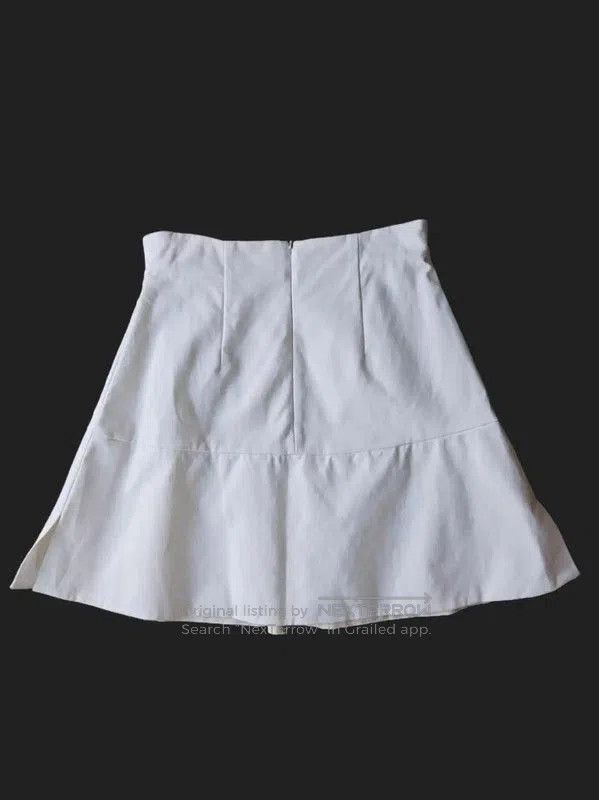 Dior Dior White Cotton Summer Mini Skirt . Size 23" - 2 Thumbnail