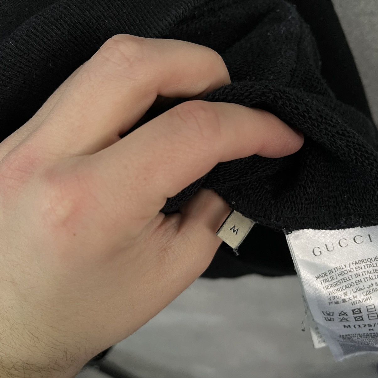Gucci Gucci Hoodie Big Logo Black Size US M / EU 48-50 / 2 - 16 Thumbnail