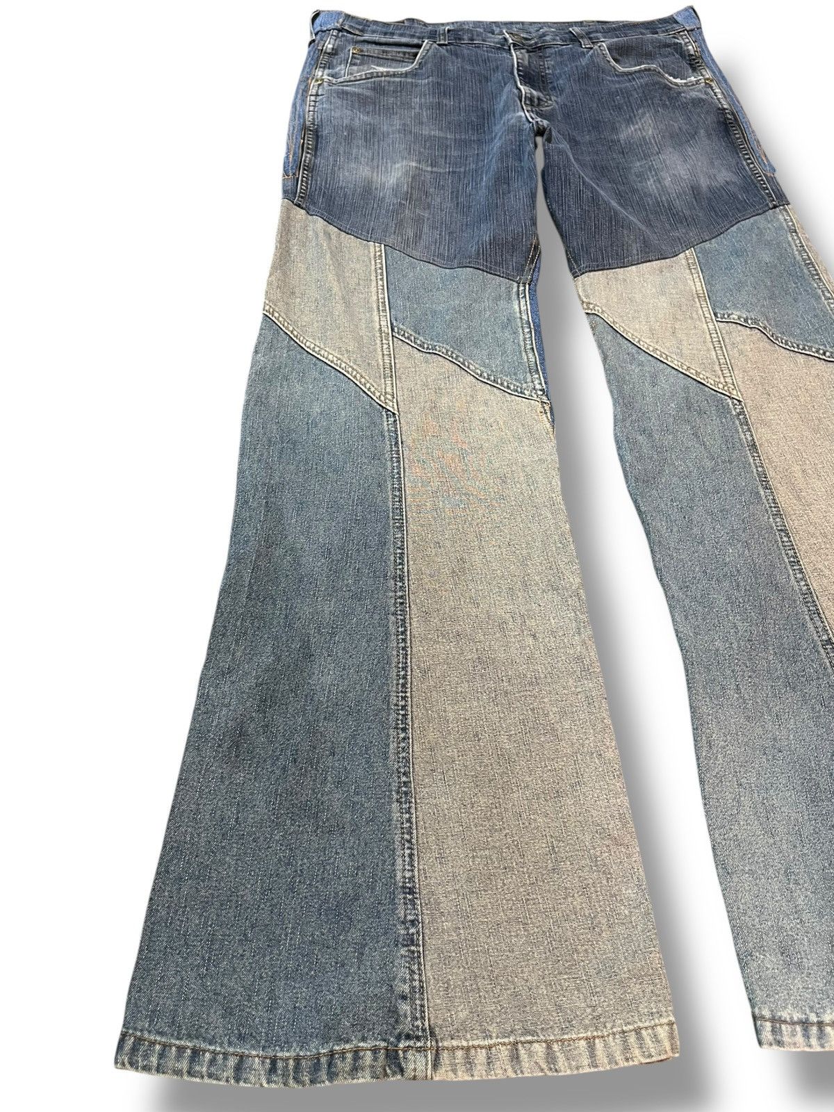 Wrangler Vintage Wrangler Flare Bootcut Hybrid Denim Size US 35 - 3 Thumbnail