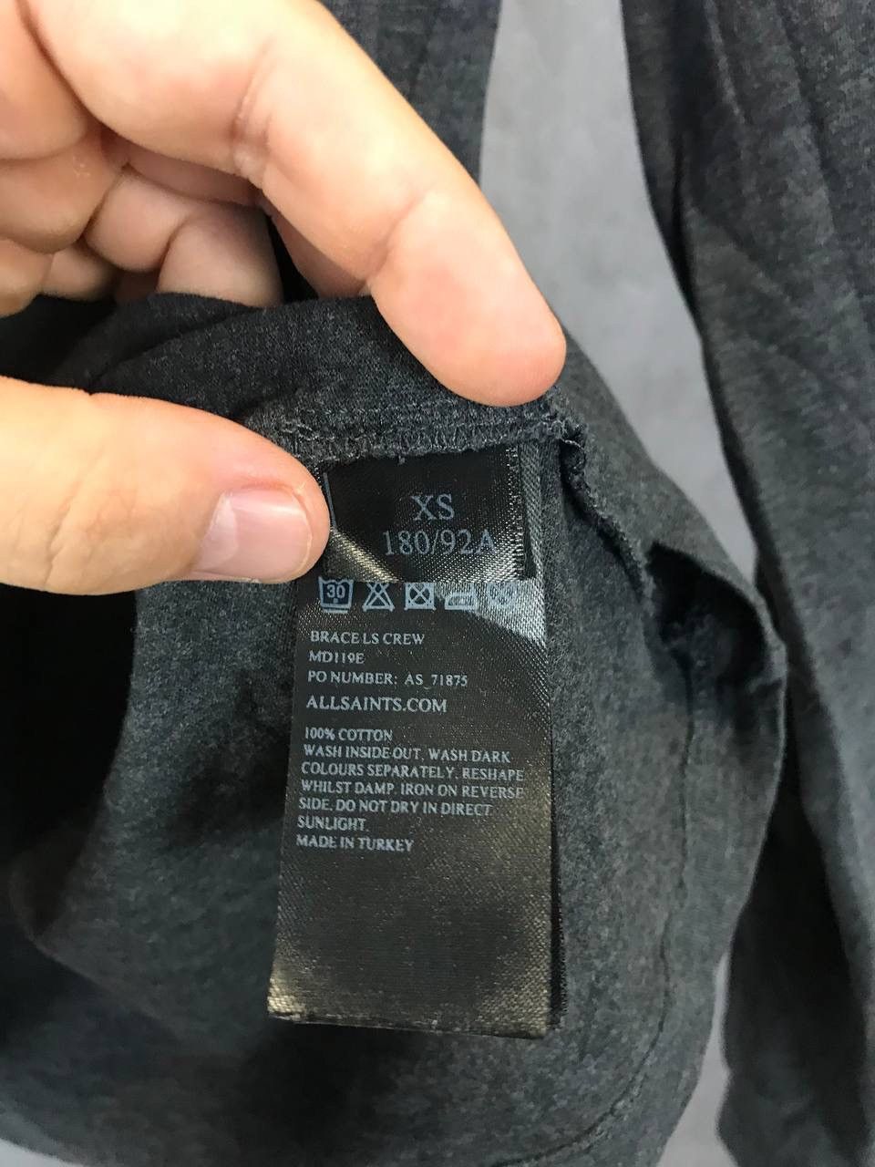 Allsaints Allsaints logo designer longsleeve Size US XS / EU 42 / 0 - 5 Thumbnail