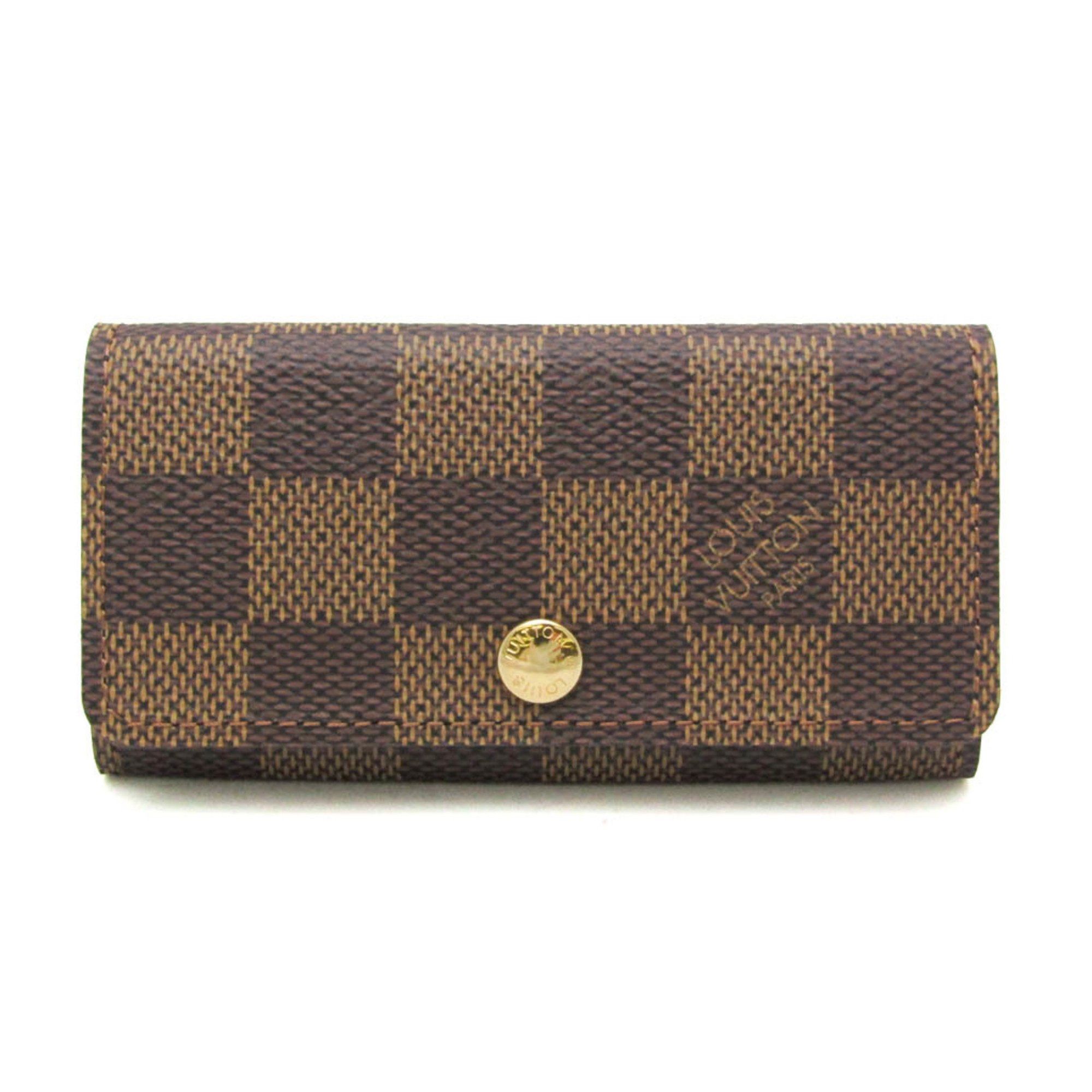 Louis Vuitton Multiclés 4 Brown Canvas Wallet (Pre-Owned) Size ONE SIZE - 1 Thumbnail