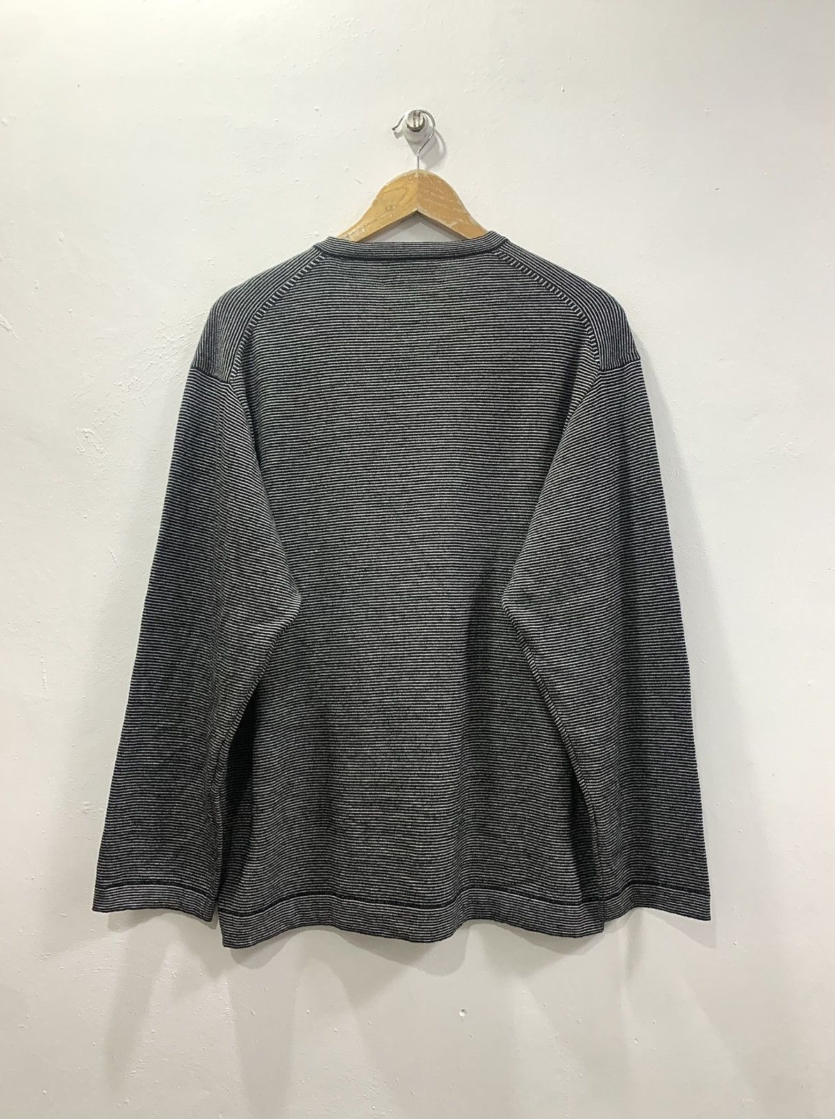 STILL BY HAND STILL BY HAND JAPAN 14G WOOL STRIPED SWEATER Size US M / EU 48-50 / 2 - 8 Thumbnail