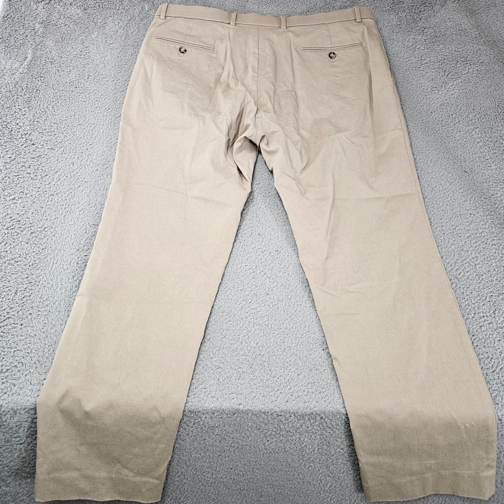 Tommy Hilfiger Tommy Hilfiger Dress Pants Mens Size 38x30 Khaki Flat Front Travel Workwear Slacks Size US 38 / EU 54 - 4 Thumbnail