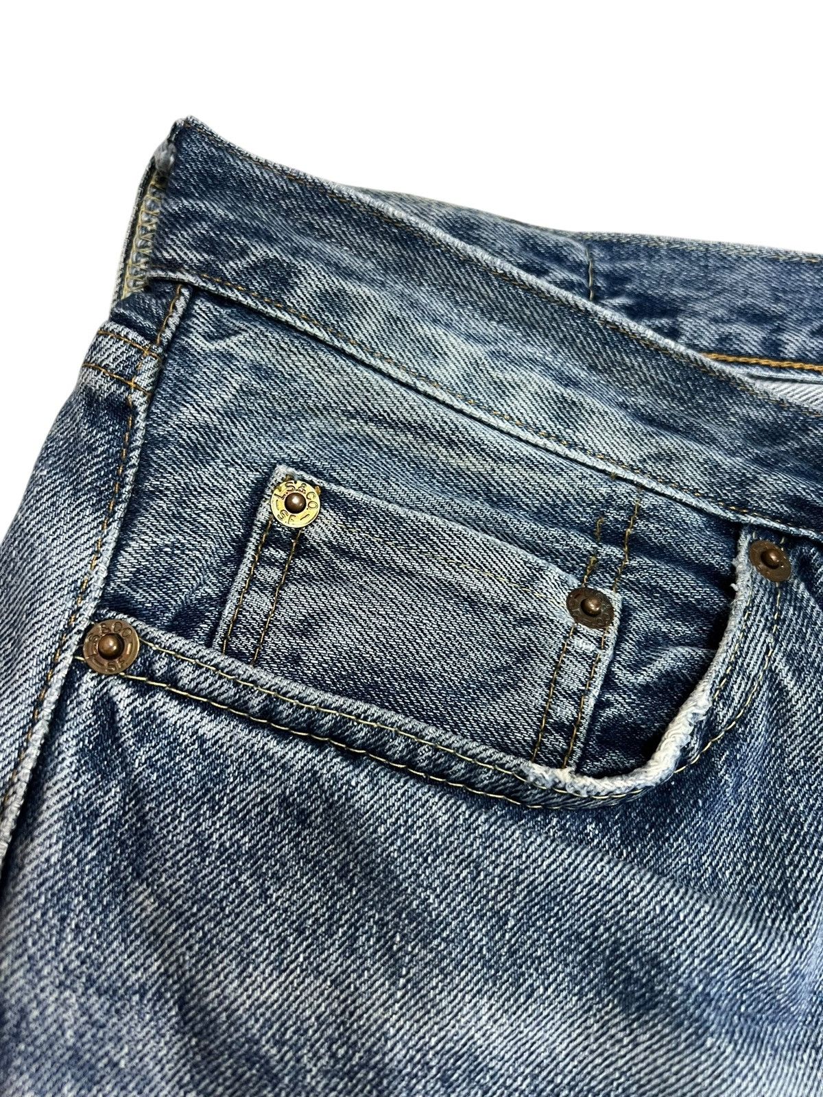 Levi's LVC Levi’s 501z xx Big E Distress Faded Selvedge Jean Size US 30 / EU 46 - 8 Thumbnail