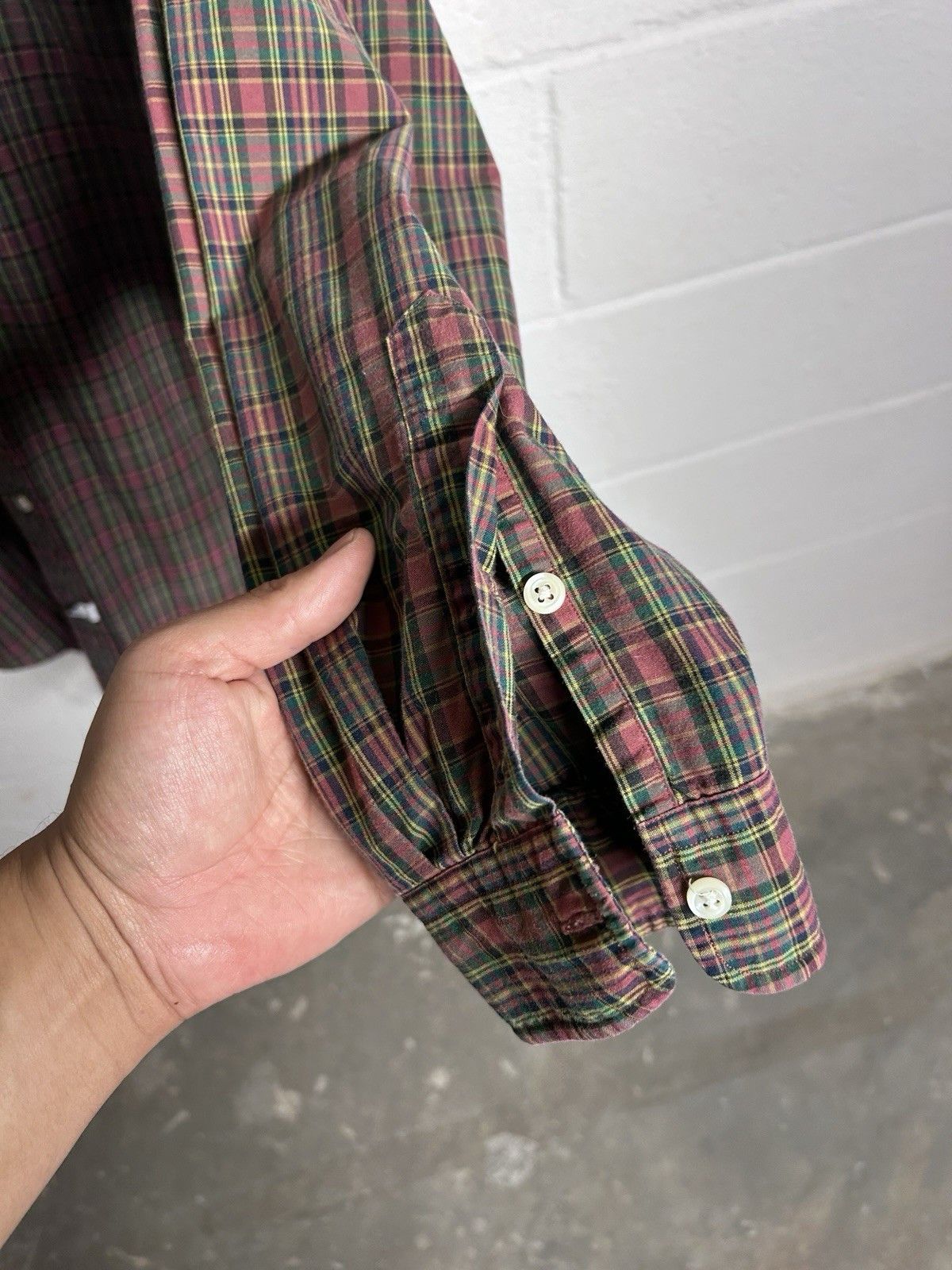 Lauren Ralph Lauren Vintage 90’s Ralph Lauren Plaid Button Up Shirt Preppy Size US L / EU 52-54 / 3 - 4 Thumbnail