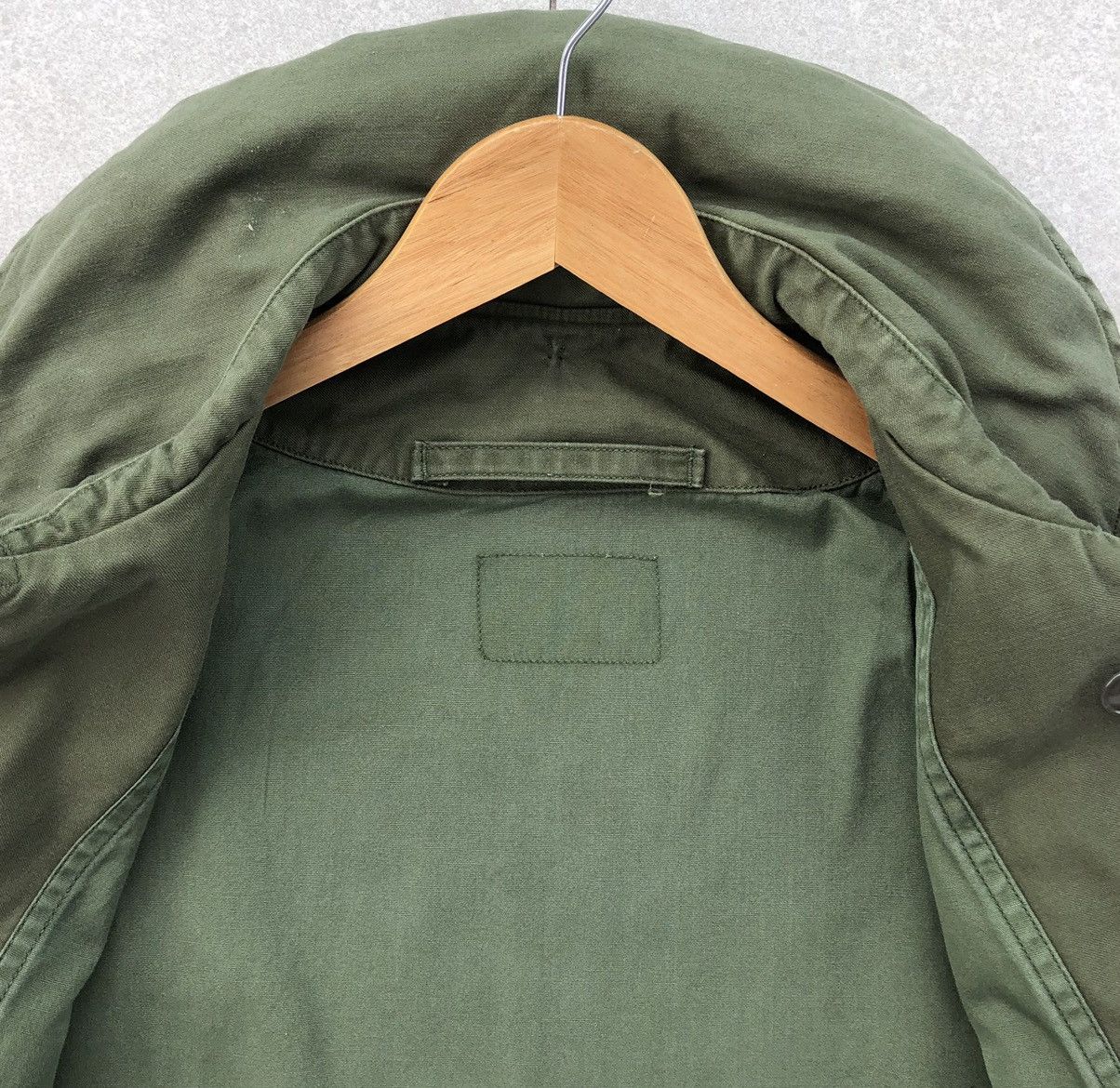 Vintage VTG Army USAF Field Jacket, Wind Resistant, Vietnam War 1966 Size US L / EU 52-54 / 3 - 9 Thumbnail