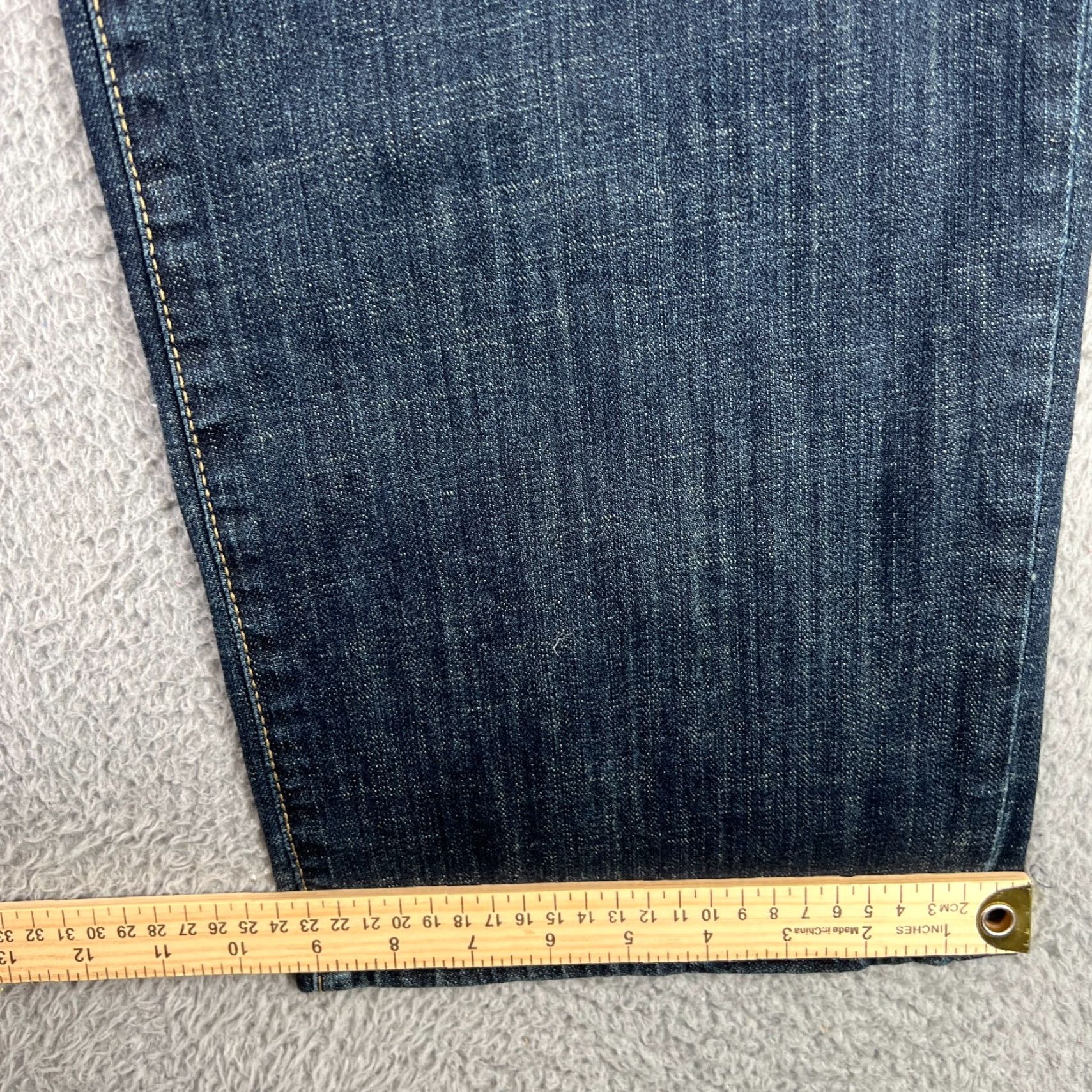 Lucky Brand Vintage Lucky Brand 361 Jeans Men’s 40x32 Blue Cotton Denim Straight Leg Stretch Jeans Size US 40 / EU 56 - 2 Thumbnail