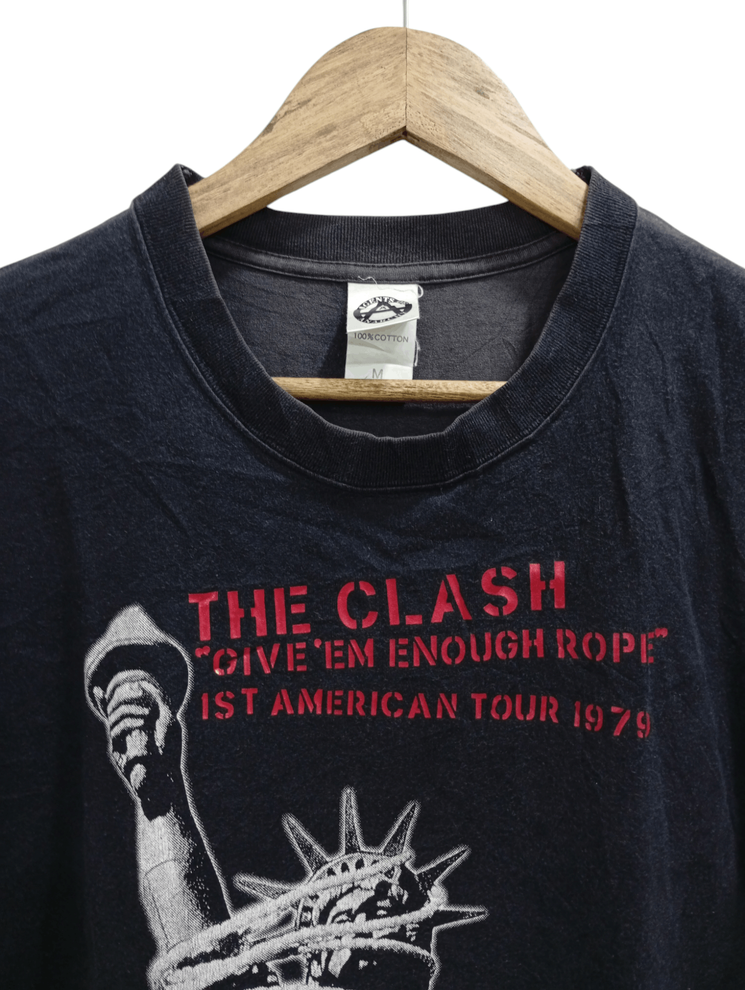 Band Tees × Vintage 🔥🔥The Clash Give'Em Enough Rope 1st American Tour 1979 Tee Size US M / EU 48-50 / 2 - 19 Thumbnail