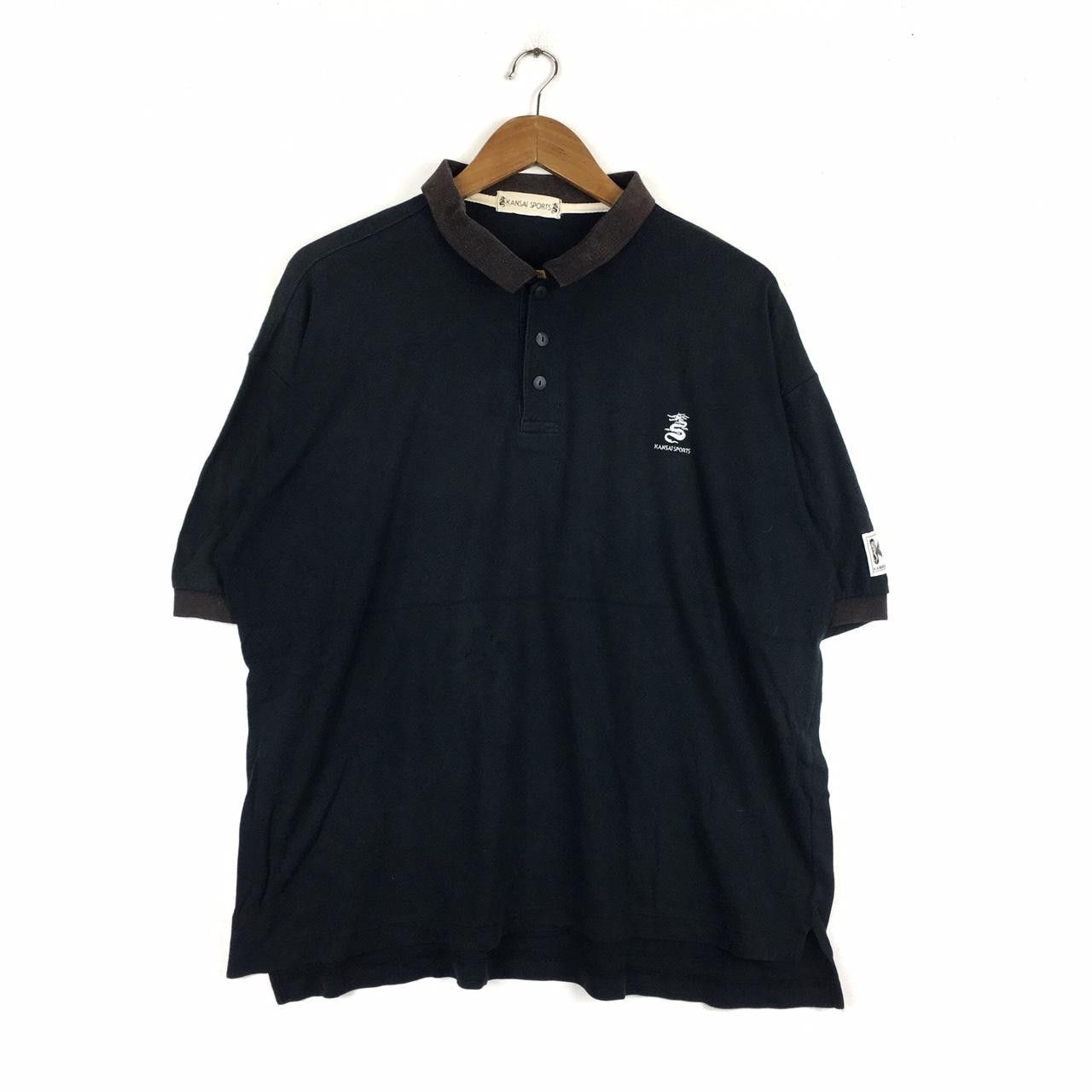 Kansai Yamamoto Vtg 80’ KANSAI YAMAMOTO HOMME Dragon Tee Tshirt Button Down Size US L / EU 52-54 / 3 - 3 Thumbnail