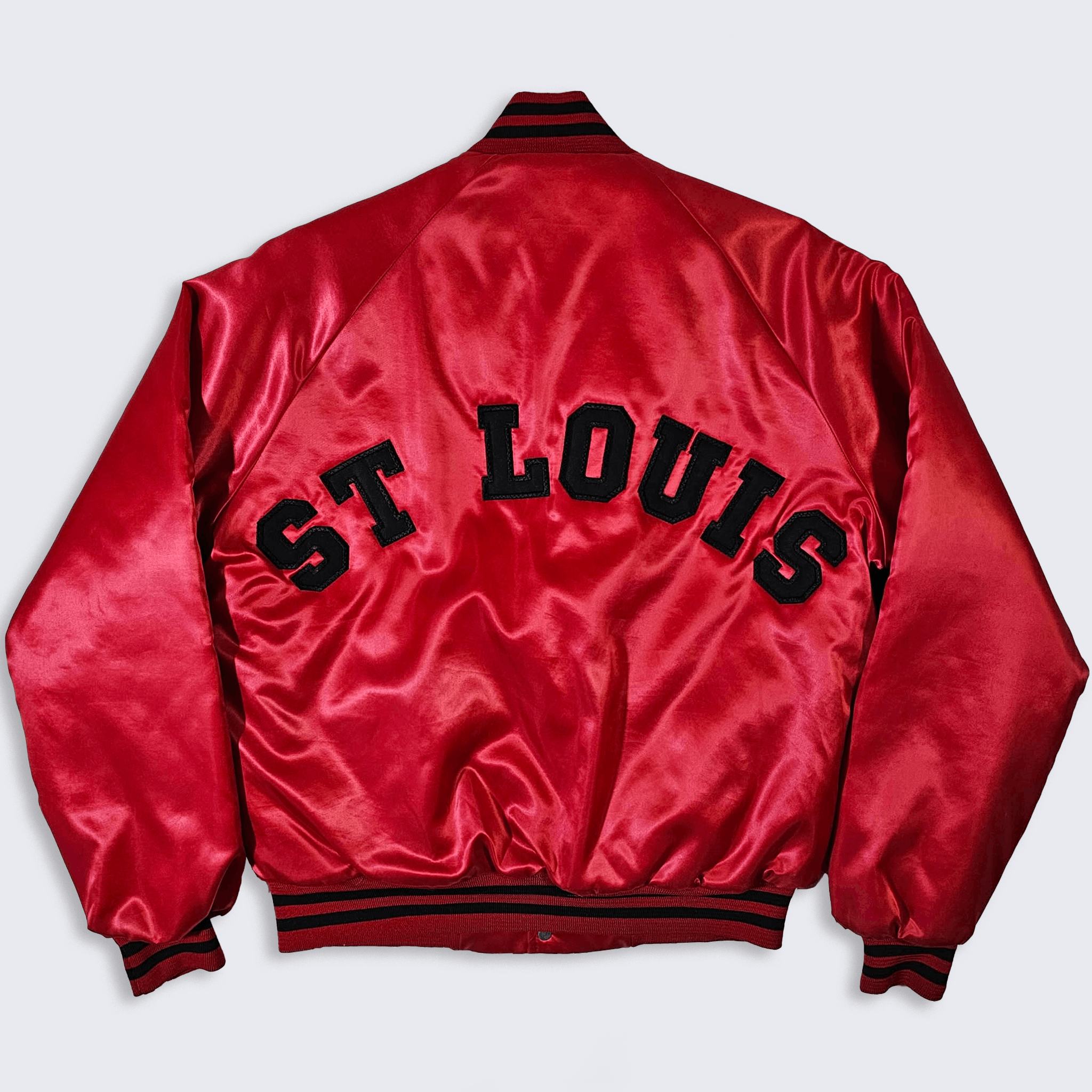 Chalk Line St Louis Cardinals Vintage 80s Chalk Line Bomber Jacket Size US M / EU 48-50 / 2 - 1 Thumbnail