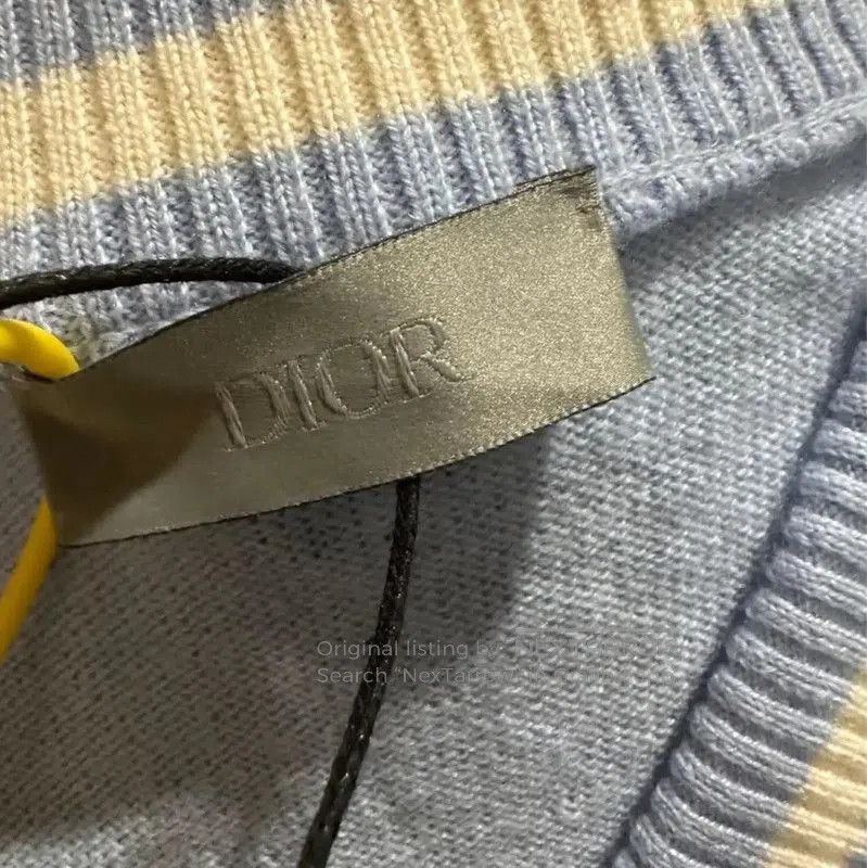 Dior Dior Sky Blue Men's Vest Cardigan . Size US L / EU 52-54 / 3 - 4 Thumbnail