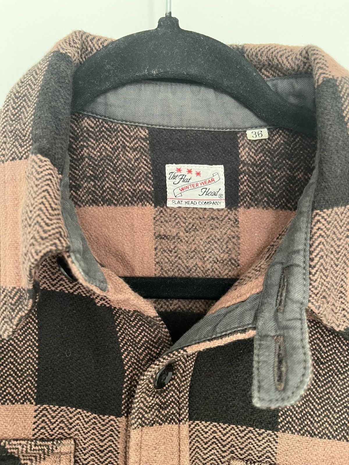 The Flat Head The Flat head - Block Check Flannel Shirt Size US S / EU 44-46 / 1 - 2 Thumbnail