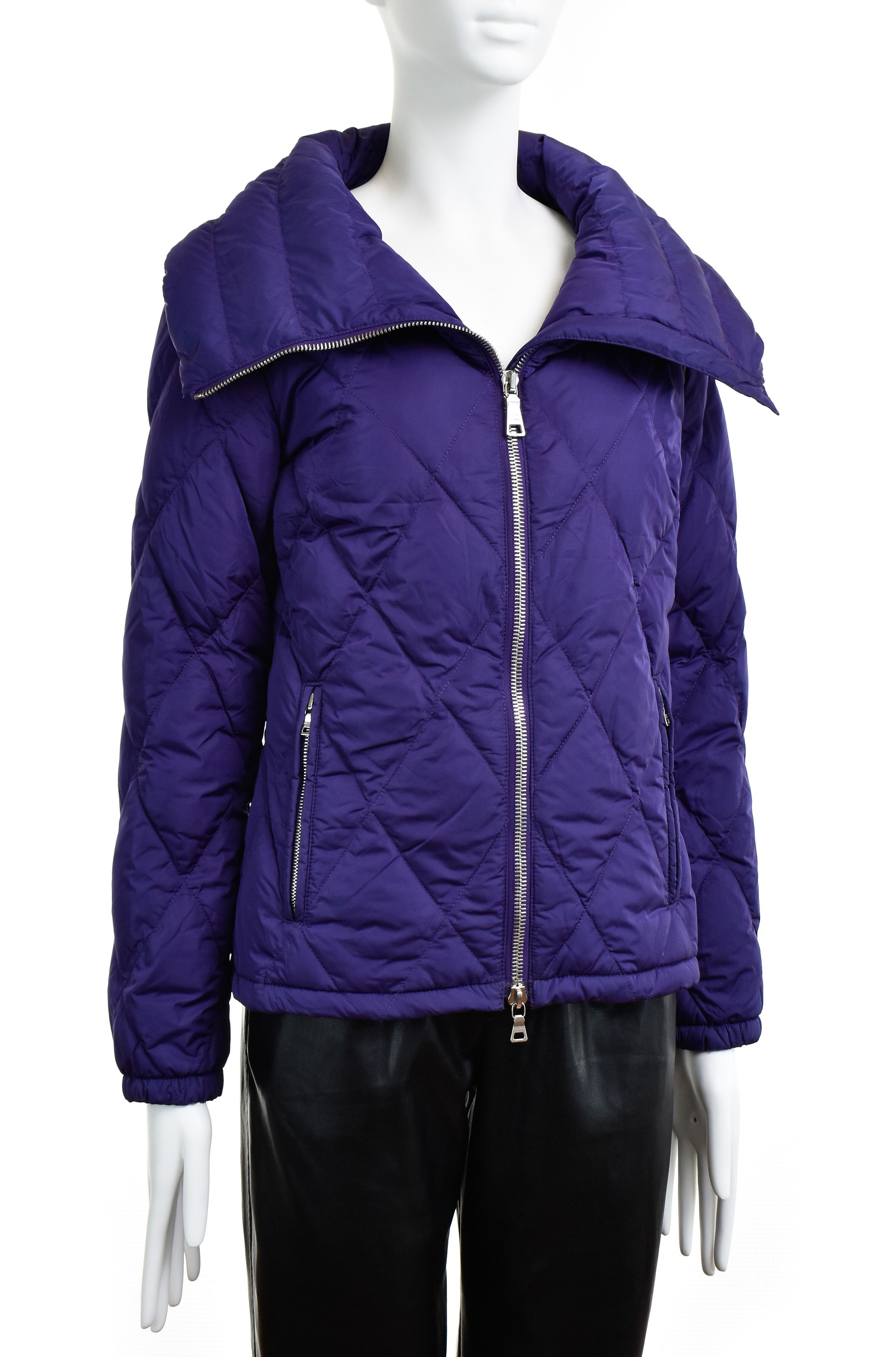 Prada PRADA 280061 Down Puffer Ski Jacket High Collar Coat Size 40 Size S / US 4 / IT 40 - 6 Thumbnail