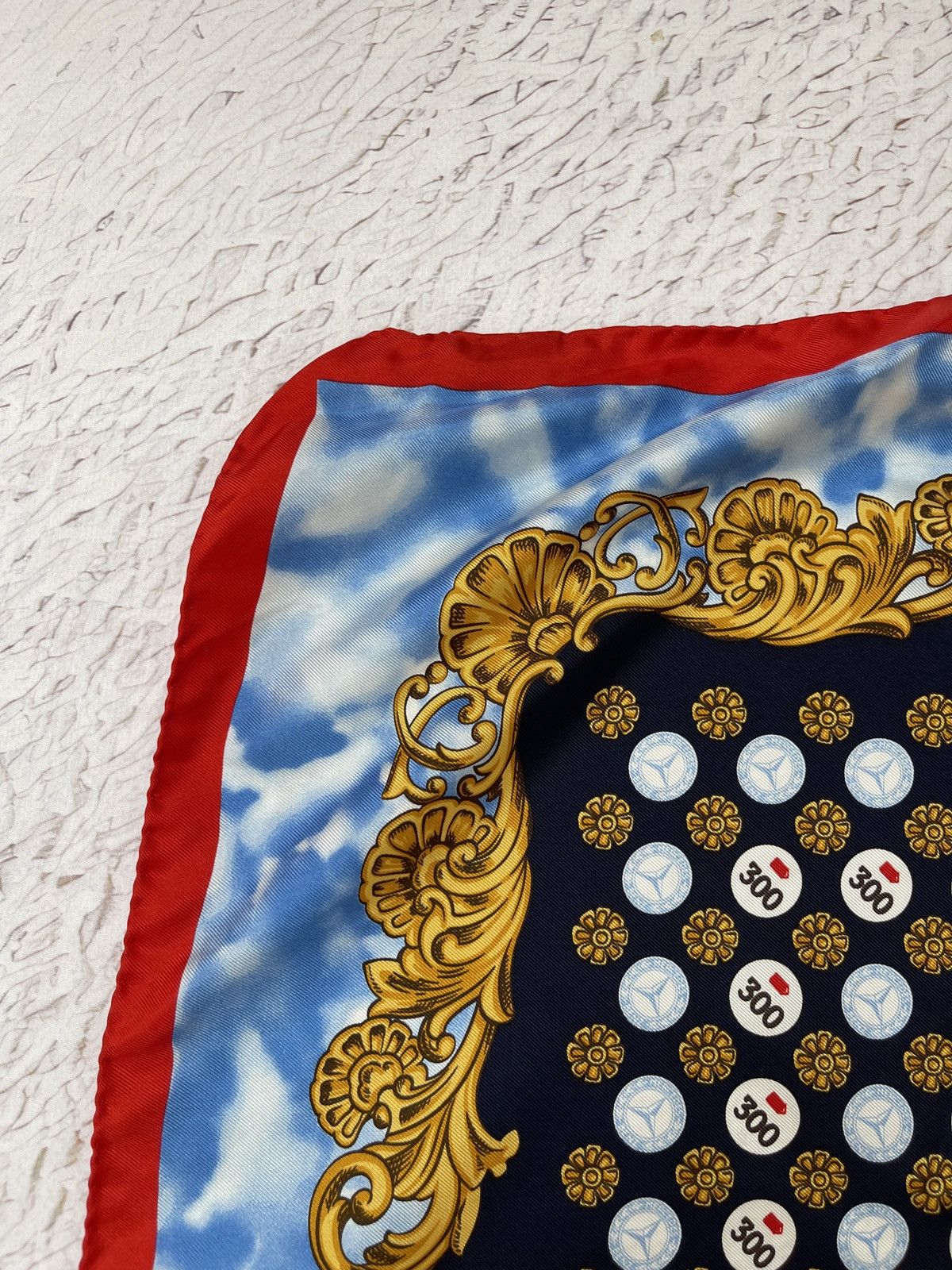 Mercedes-Benz Mercedes-Benz Collection Classic 1000 miglia silk scarf rare Size ONE SIZE - 8 Thumbnail