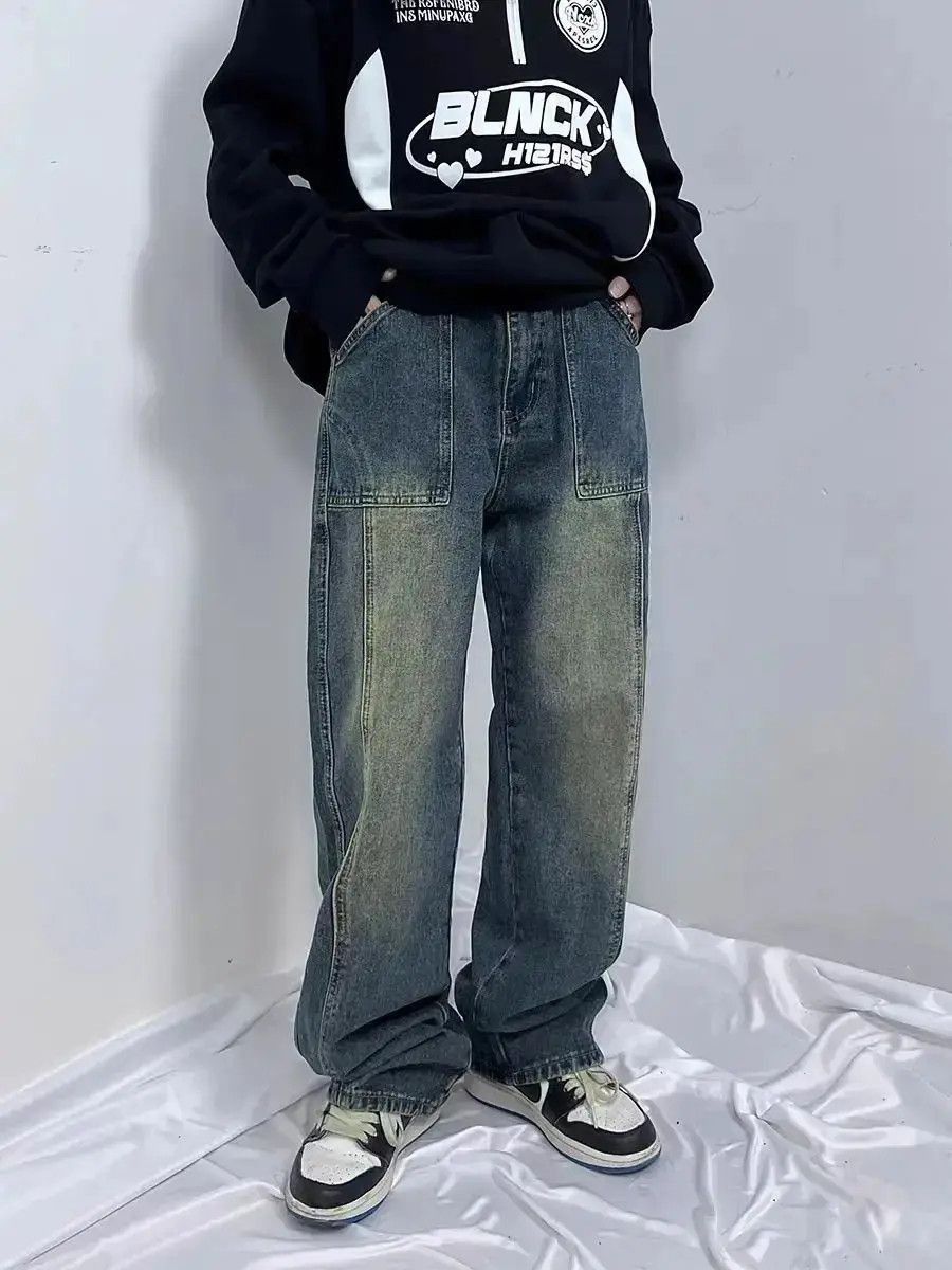 Japanese Brand Vintage Y2K washed street hip hop baggy jeans Size US 32 / EU 48 - 4 Thumbnail