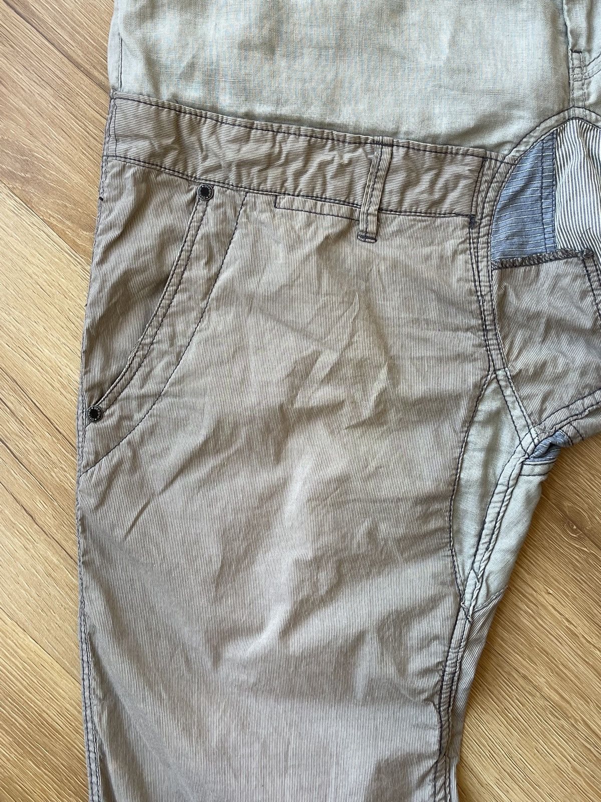 Desigual Desigual Multi-Pocket Patchwork Linen Blend Pants Size 46 Size US 38 / EU 54 - 18 Thumbnail
