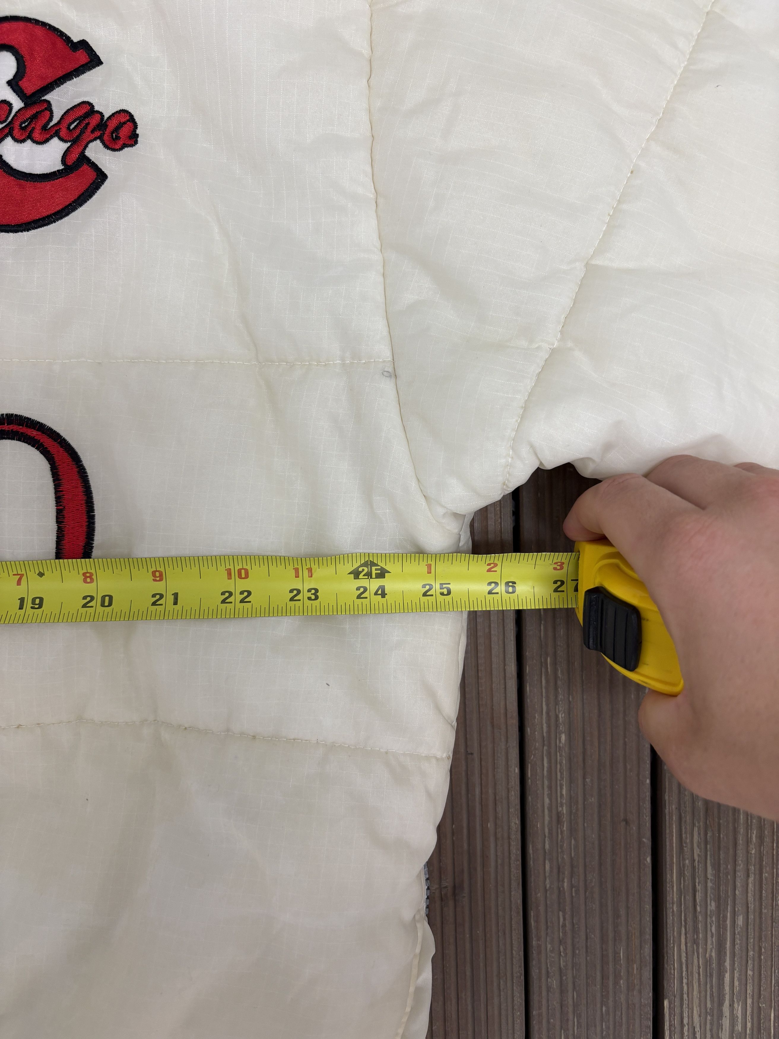 Vintage Chicago Stitched Vintage White Jacket Size US XL / EU 56 / 4 - 7 Thumbnail
