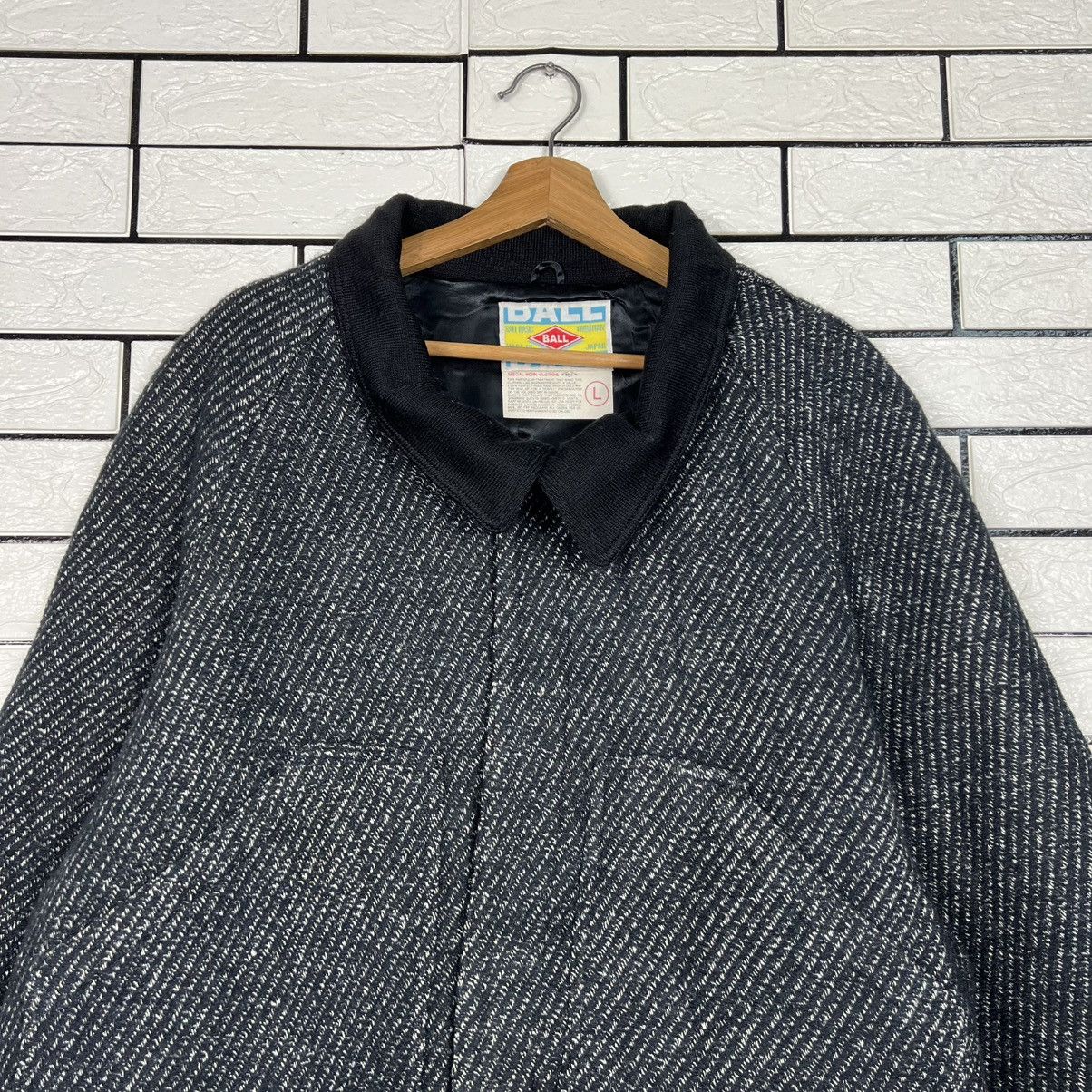 Japanese Brand BALL Special Worn Clothing Wool Long Coat Jacket #4134-C188 Size US L / EU 52-54 / 3 - 3 Thumbnail
