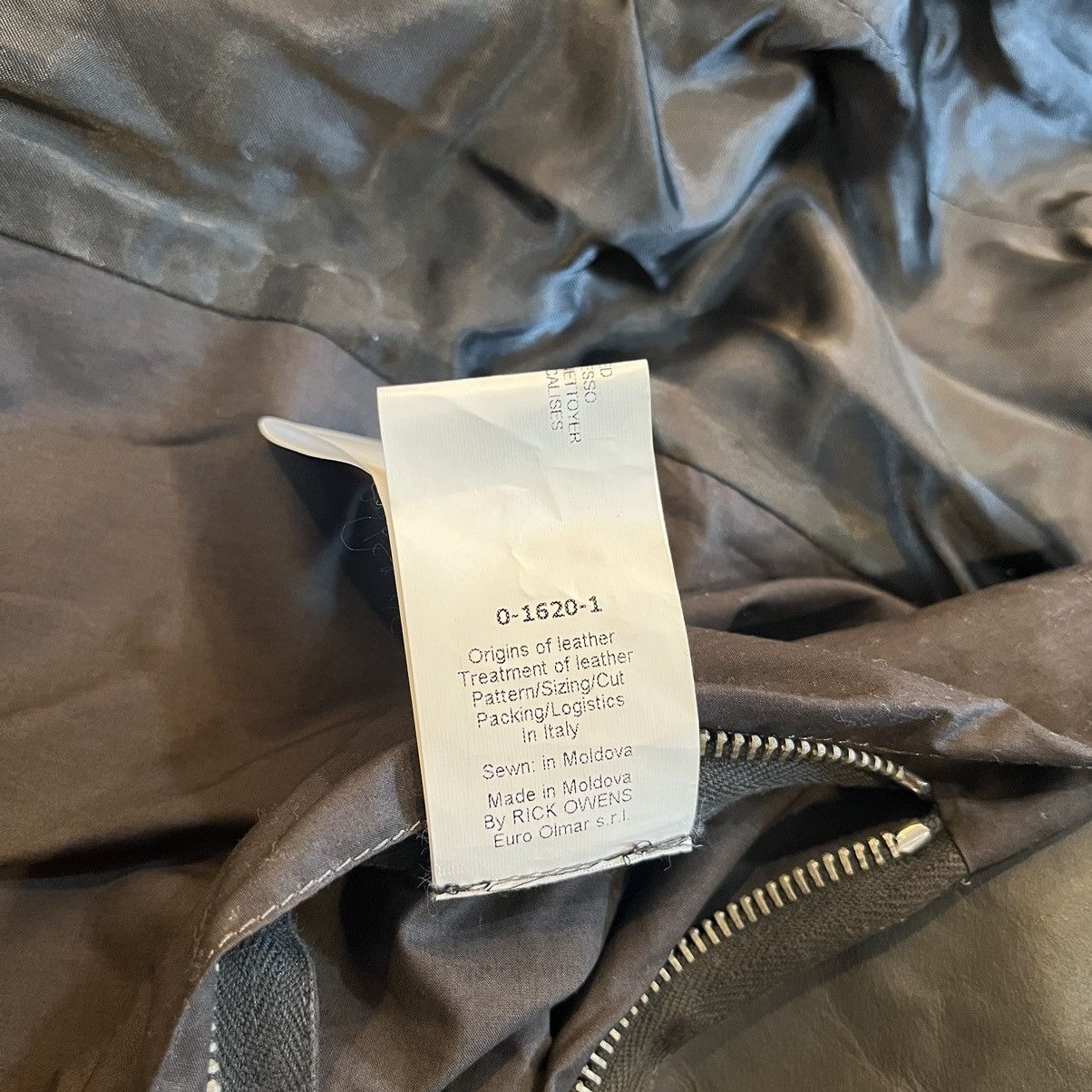Rick Owens FW13 “PLINTH” Petrol Leather Intarsia Jacket Size US S / EU 44-46 / 1 - 10 Thumbnail