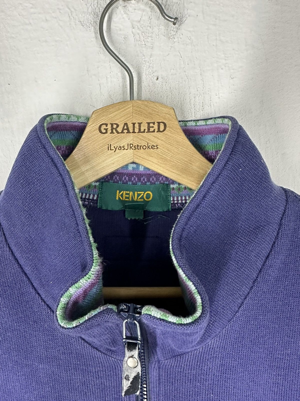 Kenzo Kenzo Golf Half Zipper Sweatshirt Size US L / EU 52-54 / 3 - 12 Thumbnail