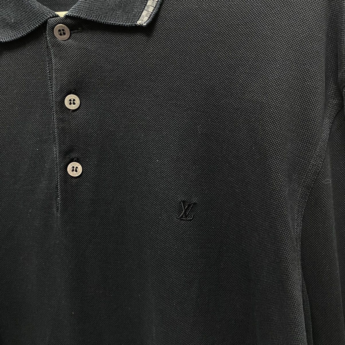 Louis Vuitton Louis Vuitton Long Sleeve polo Size US XL / EU 56 / 4 - 4 Thumbnail