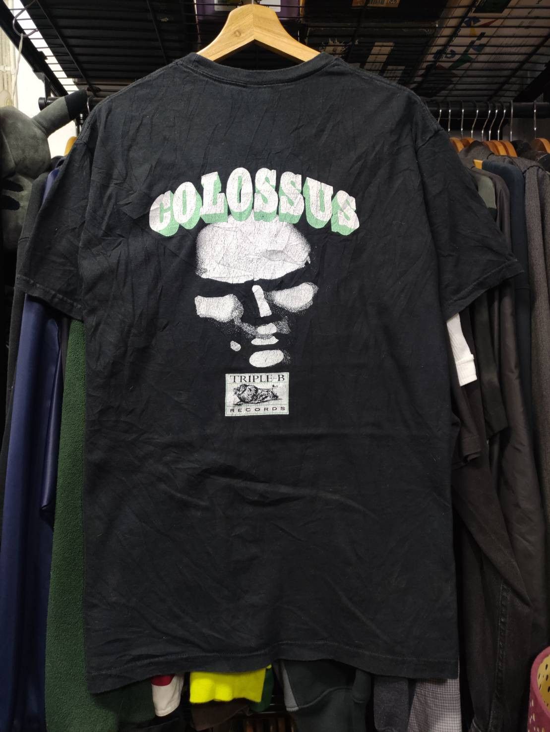Band Tees Colossus Hardcore band Triple-B Records EP Promo T-Shirt Size US L / EU 52-54 / 3 - 7 Thumbnail