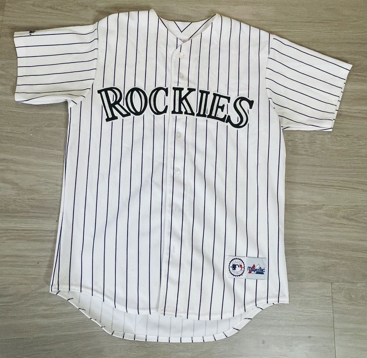MLB VTG Majestic Made In USA Colorado Rockies Baseball Jersey L Size US M / EU 48-50 / 2 - 1 Thumbnail