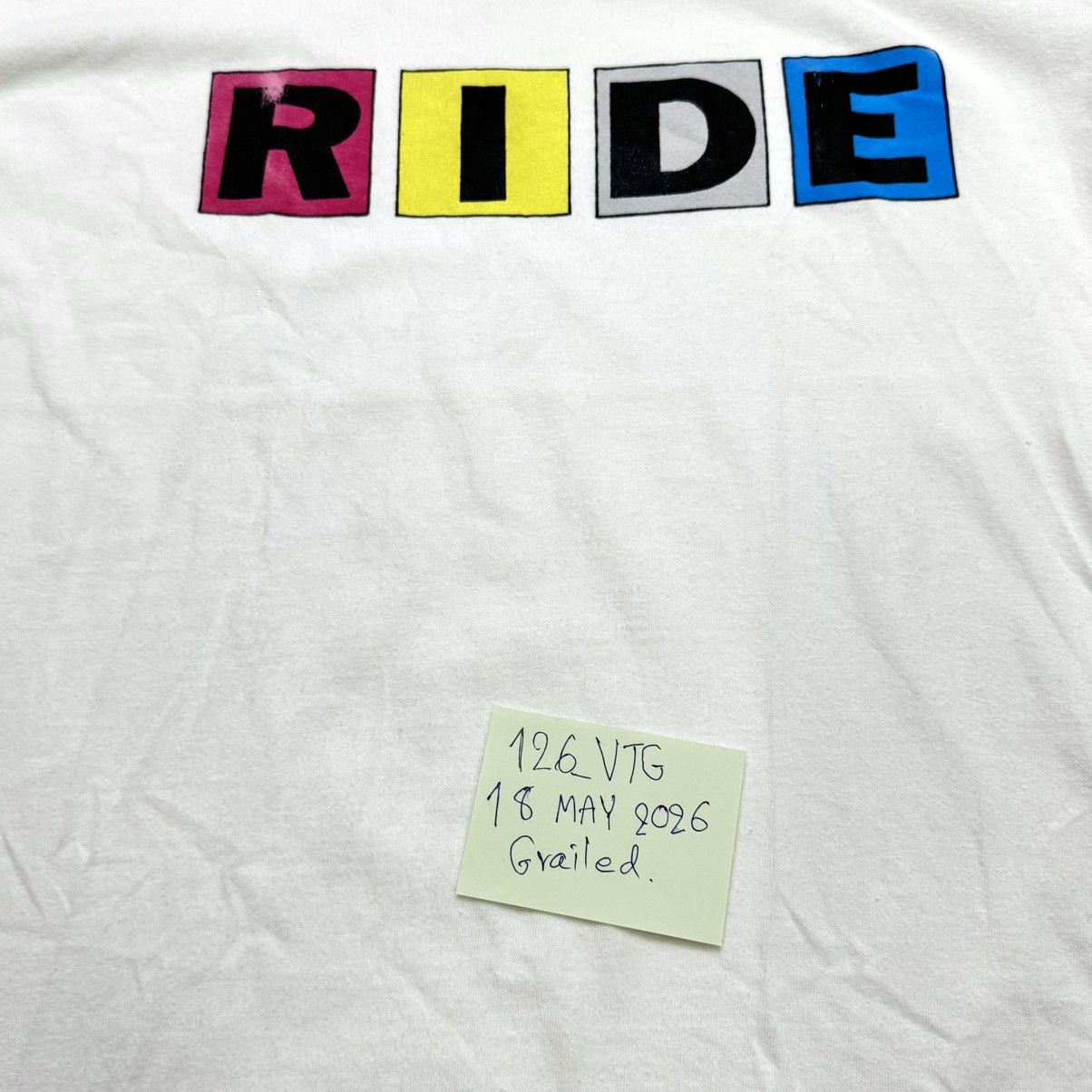 Nirvana Rare RIDE Band Long Sleeve 1992 Original Vintage Size US XL / EU 56 / 4 - 5 Thumbnail