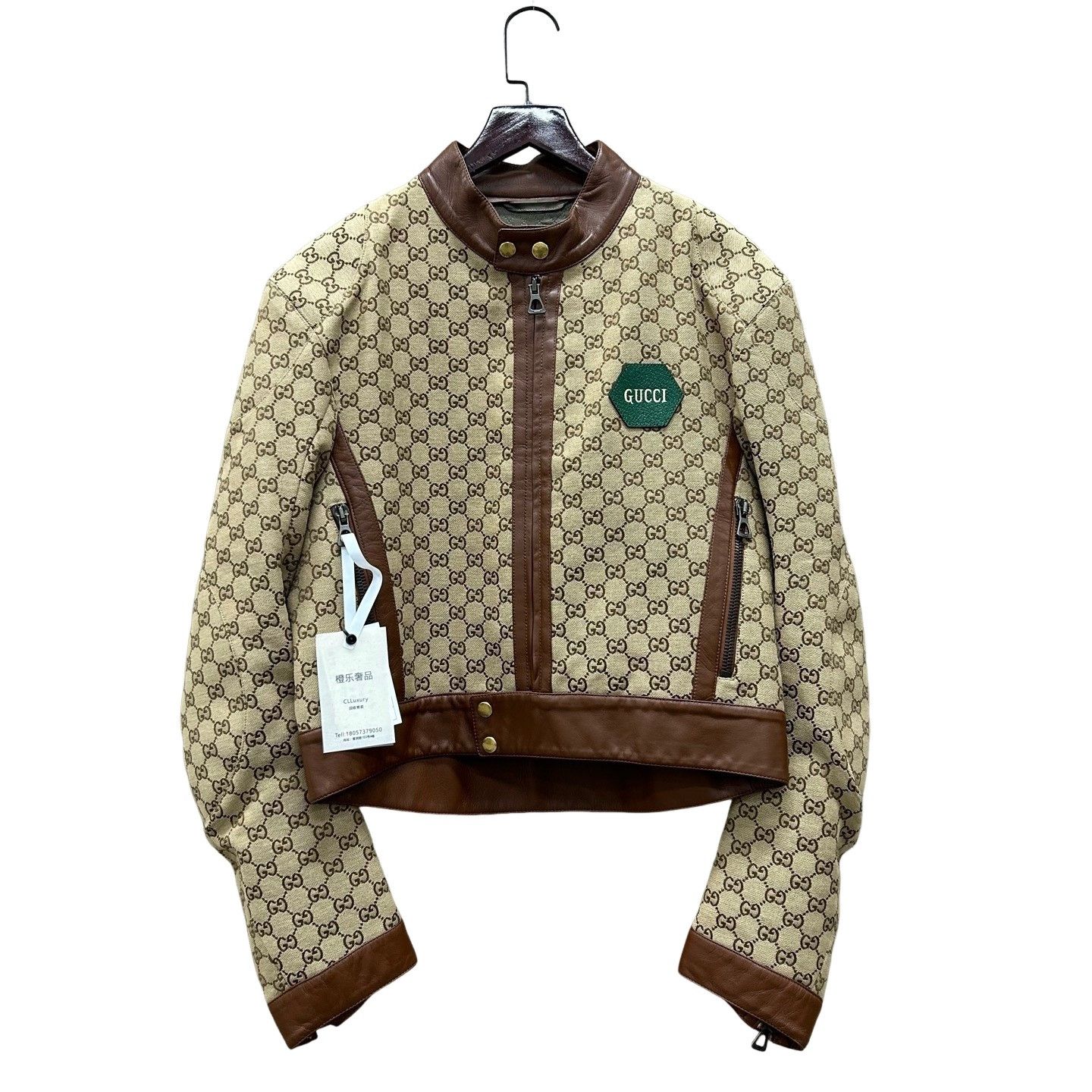 Gucci Gucci Monogram Biker Jacket Size M Size US M / EU 48-50 / 2 - 1 Thumbnail