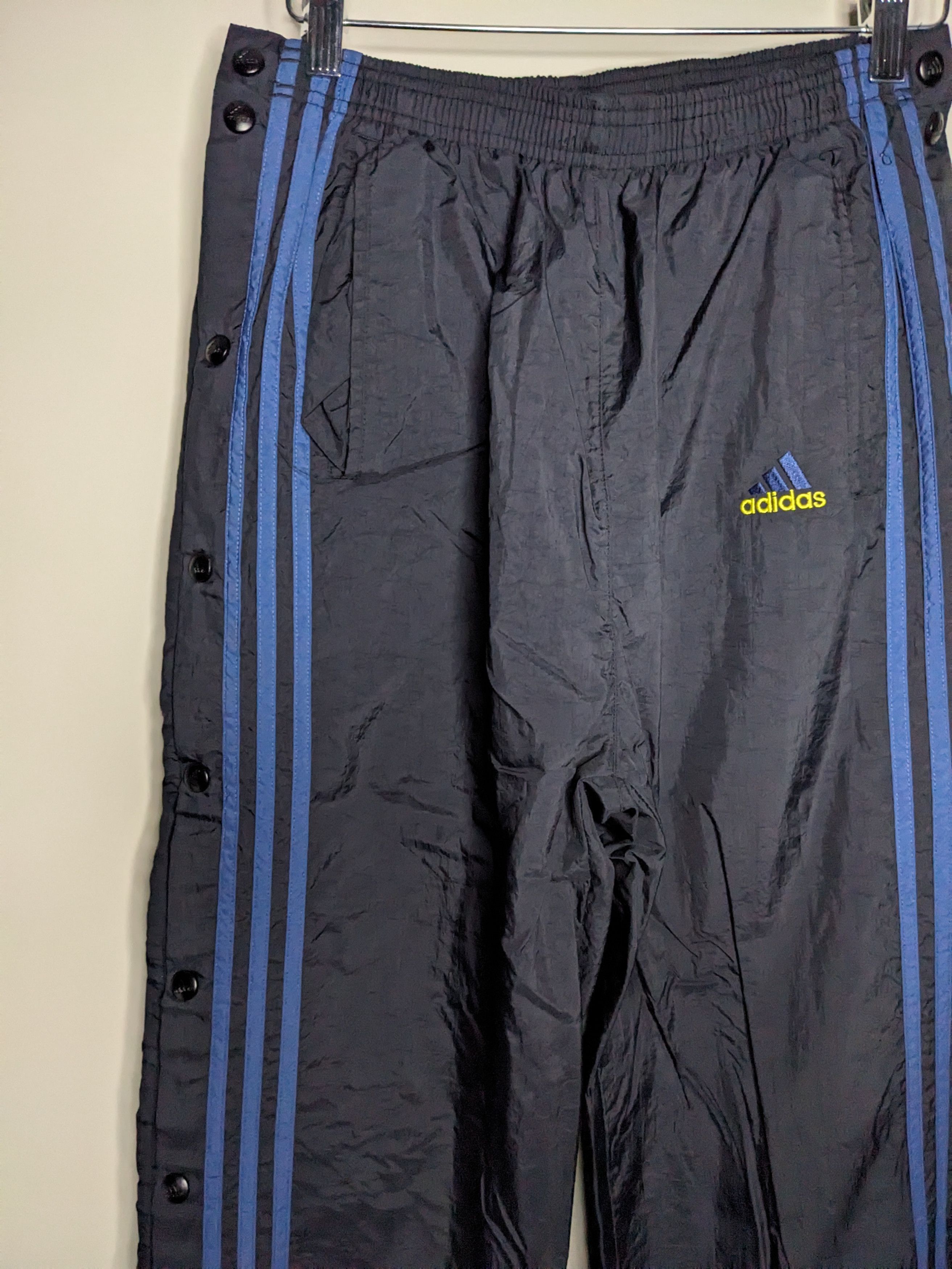 Adidas VTG 90s Adidas Tearaway Track Pants Mens Medium 3 Stripes Size US 28 / EU 44 - 3 Thumbnail