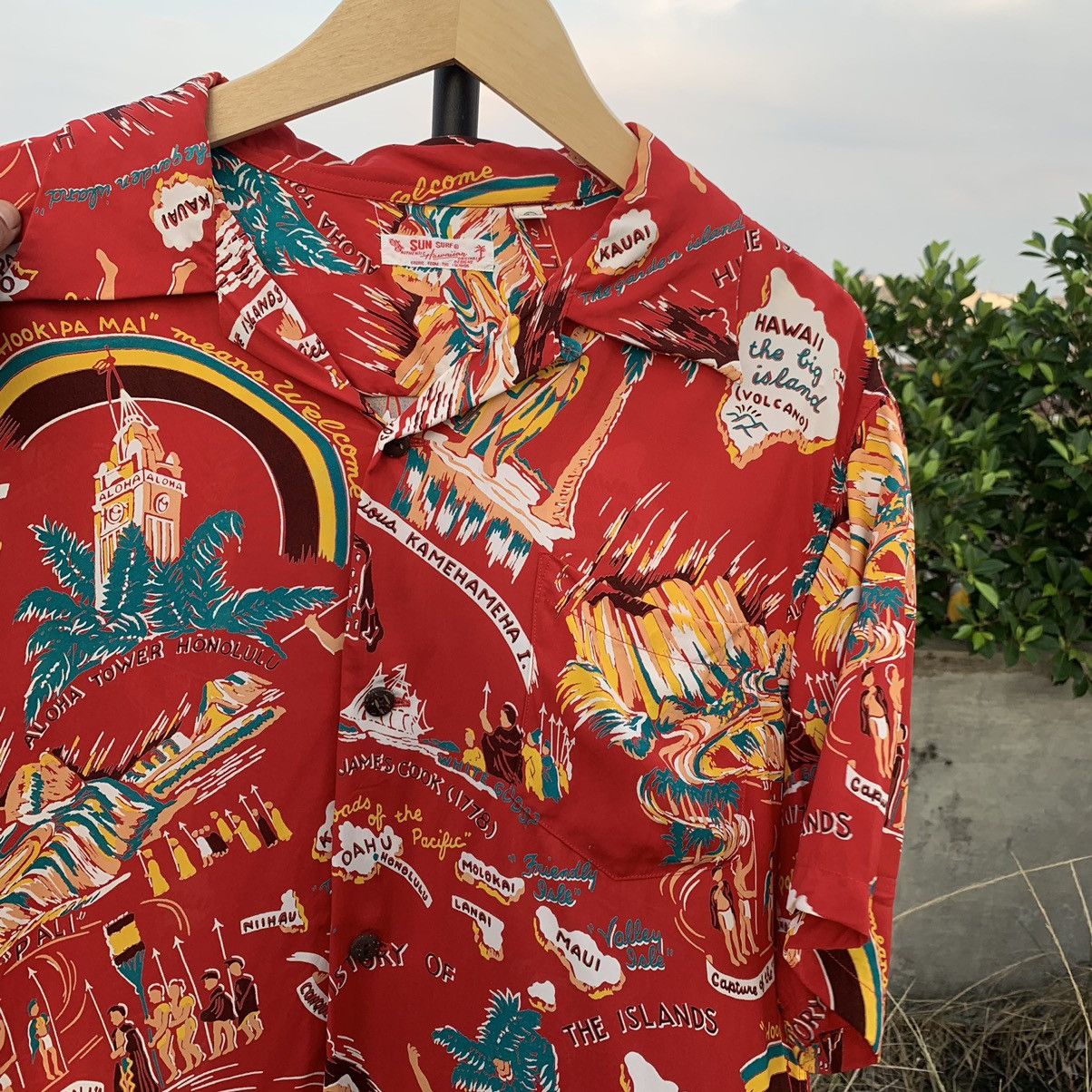 Sugar Cane × Toyo Enterprises *RARE* Vtg TOYO ENTERPRISE Sun Surf Loop Open Collar Shirt Size US L / EU 52-54 / 3 - 4 Thumbnail