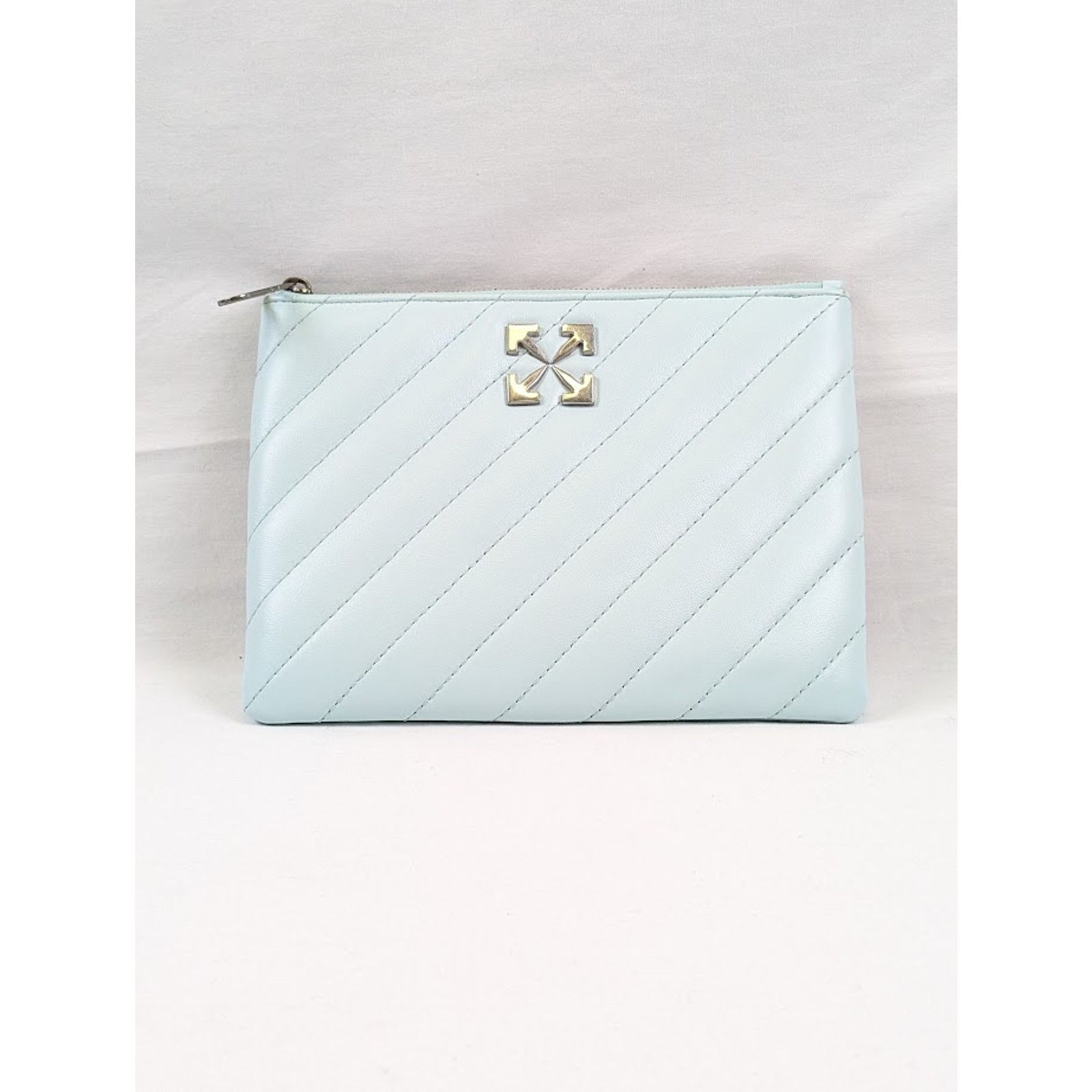 Off-White o1rshd1 DUP / Size: OS / Jack Hammer Flat Pouch Light Blue Size ONE SIZE - 1 Thumbnail