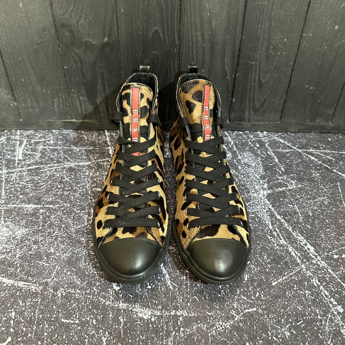 Prada PRADA Leopard Fur Women’s Sneakers size 38 8 US Size US 8 / IT 38 - 6 Thumbnail