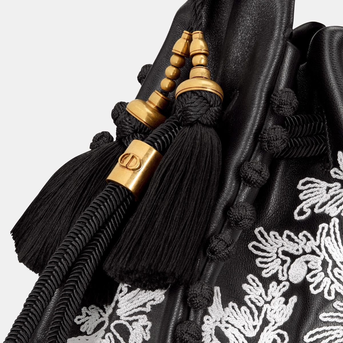 Dior o1bcso1str0226 Size:OS/Hobo Bucket Bag in Black/White Size ONE SIZE - 5 Thumbnail