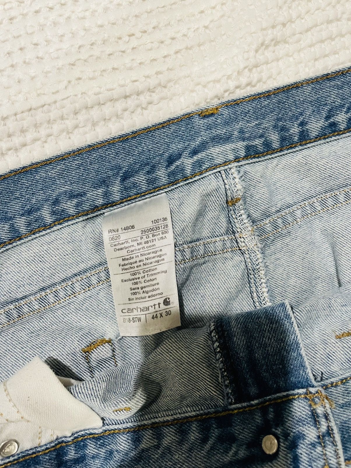 Carhartt Baggy Carhartt Carpenter Jeans Size US 44 / EU 60 - 7 Thumbnail