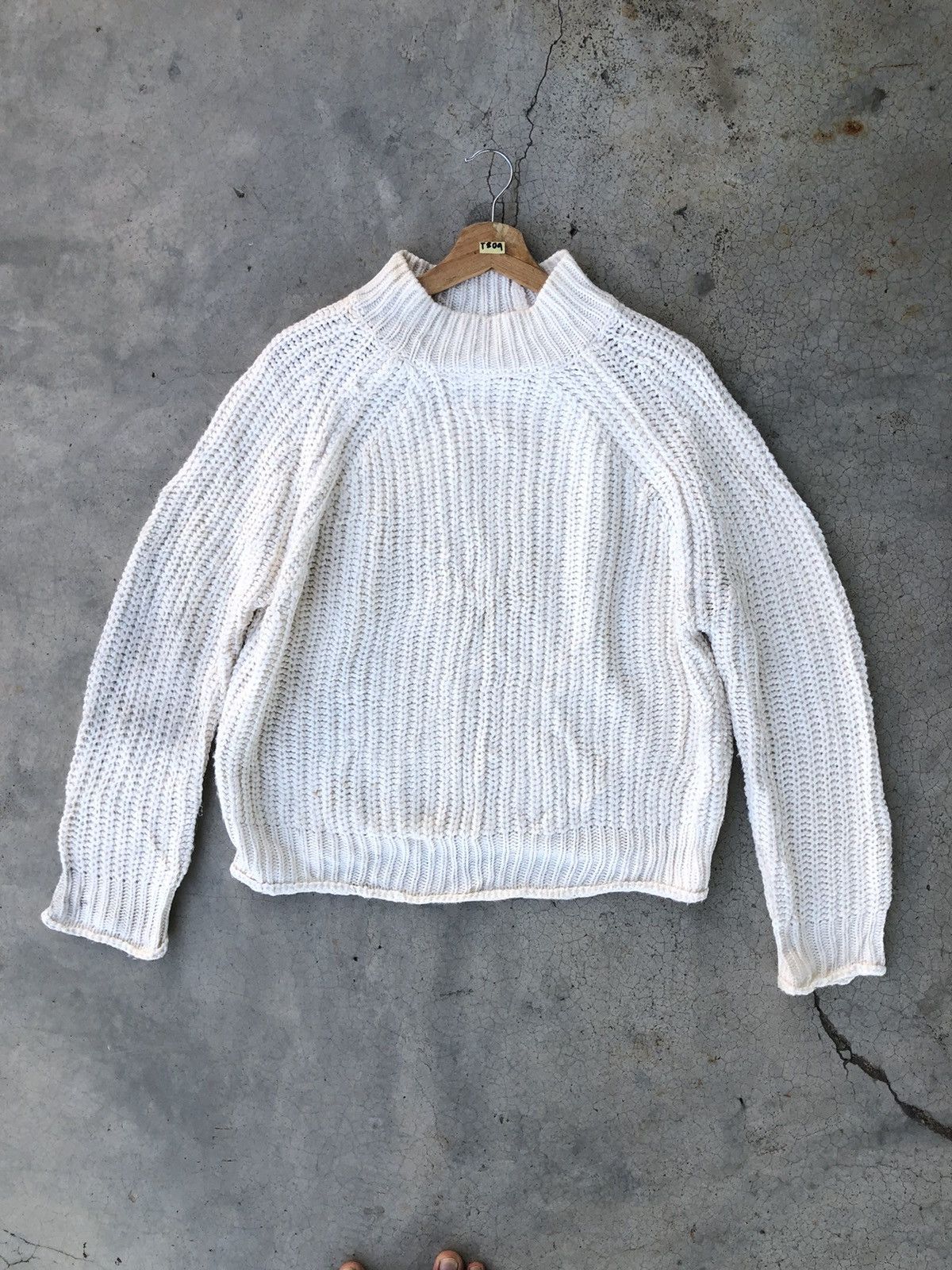 Aran Isles Knitwear × Designer Vintage Knitsweater Pullover/Jumper Nice Design Size US L / EU 52-54 / 3 - 1 Thumbnail