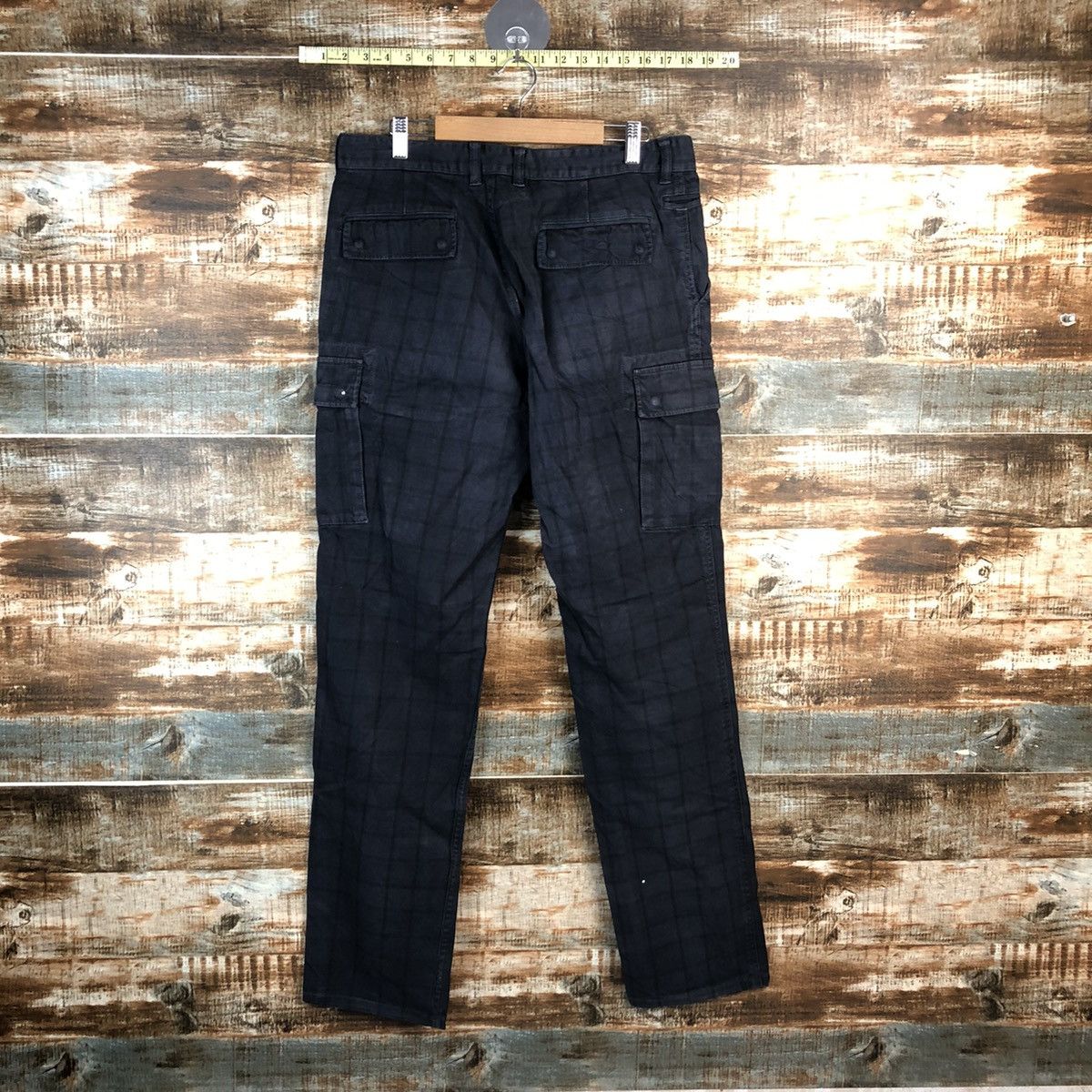 Comme Ca Ism DL Comme Ca Ism checkered Cargo Multipocket Pants #C644 Size US 32 / EU 48 - 15 Thumbnail