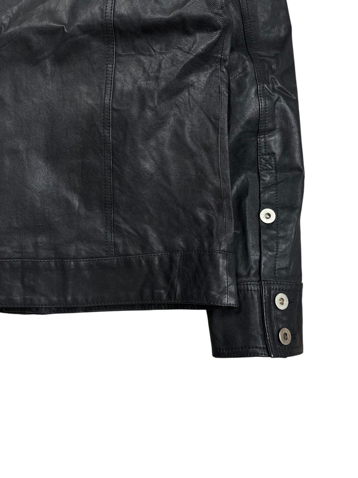 JACKROSE Archive Collars - Skull Button Western Leather Jacket Size US M / EU 48-50 / 2 - 6 Thumbnail